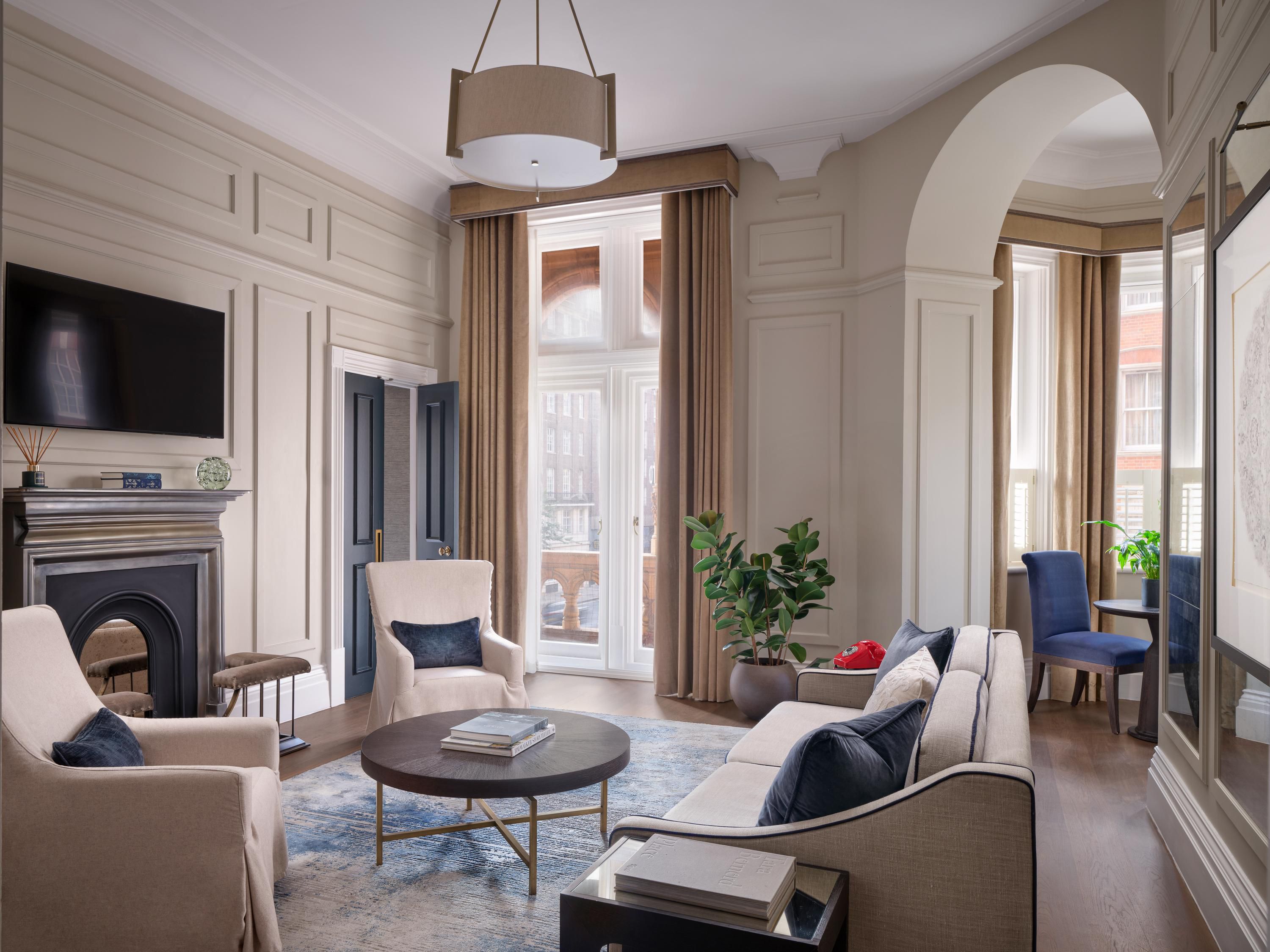 Dine, relax and sleep in our spacious Bloomsbury Suites.