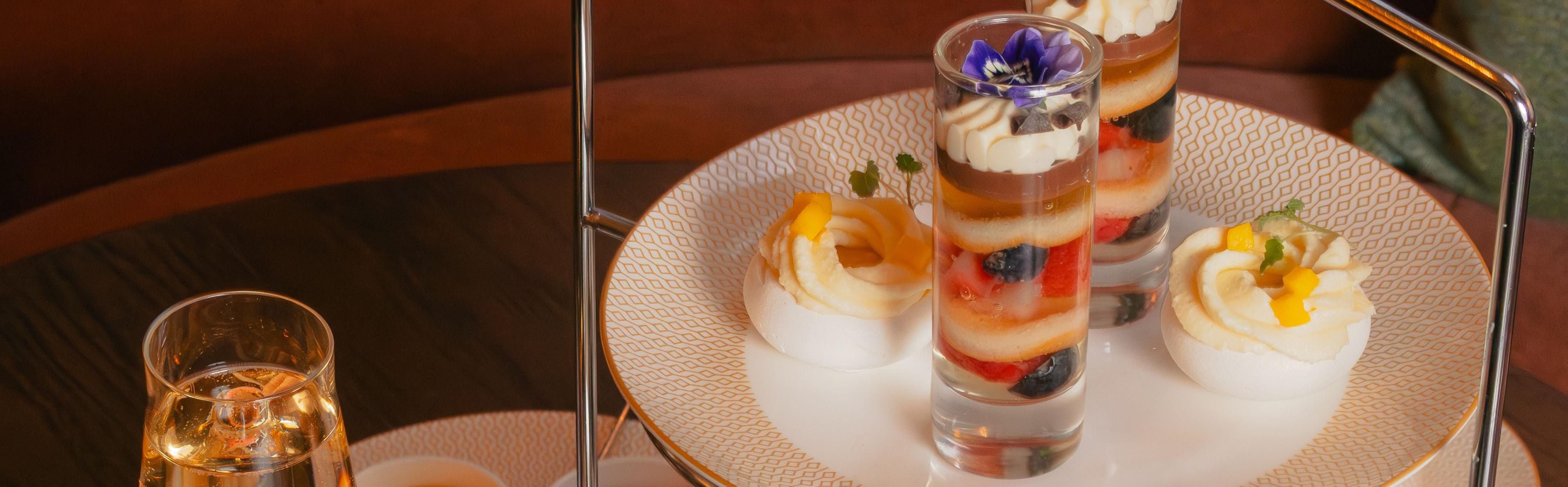 Afternoon Tea at Kimpton Fitzroy London - selection of sweet bites