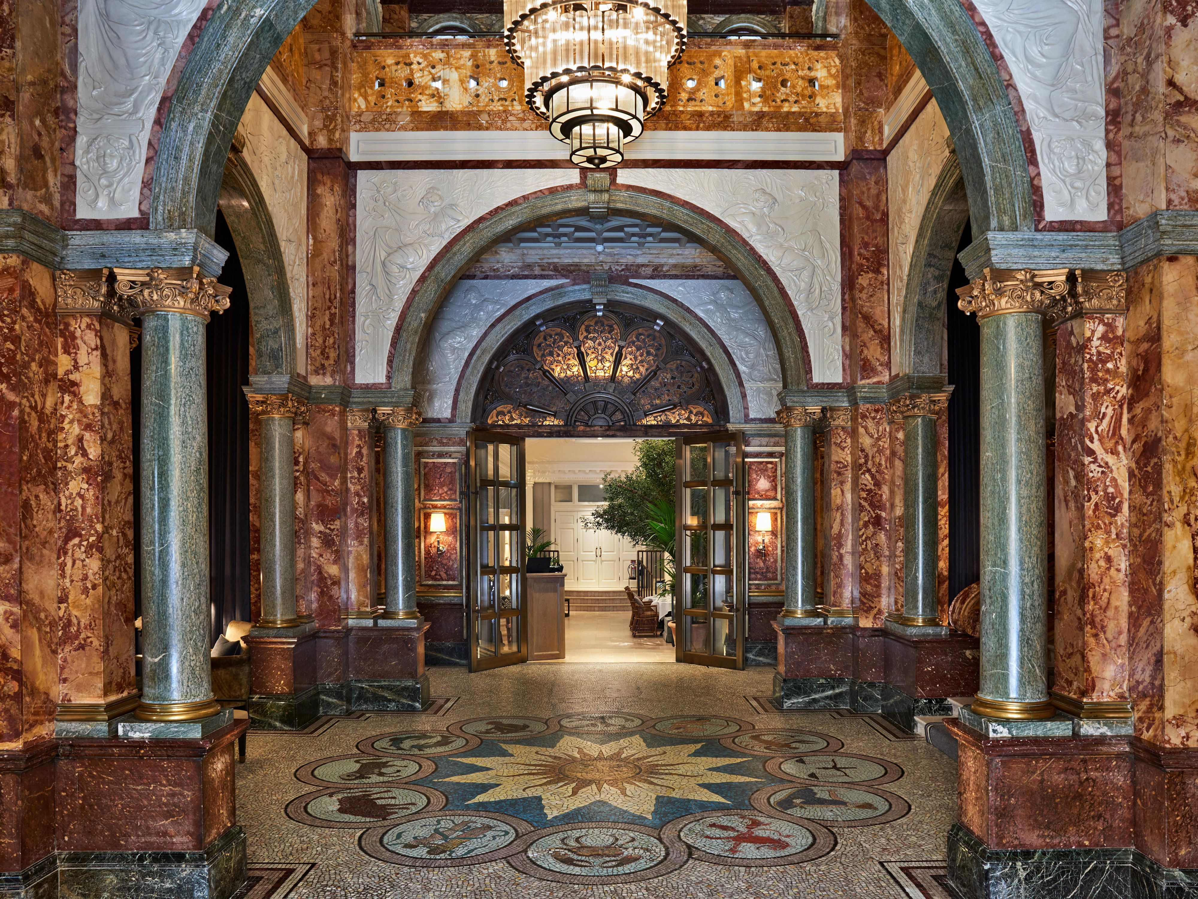 Step into our grand lobby - where elegance and warm welcomes meet