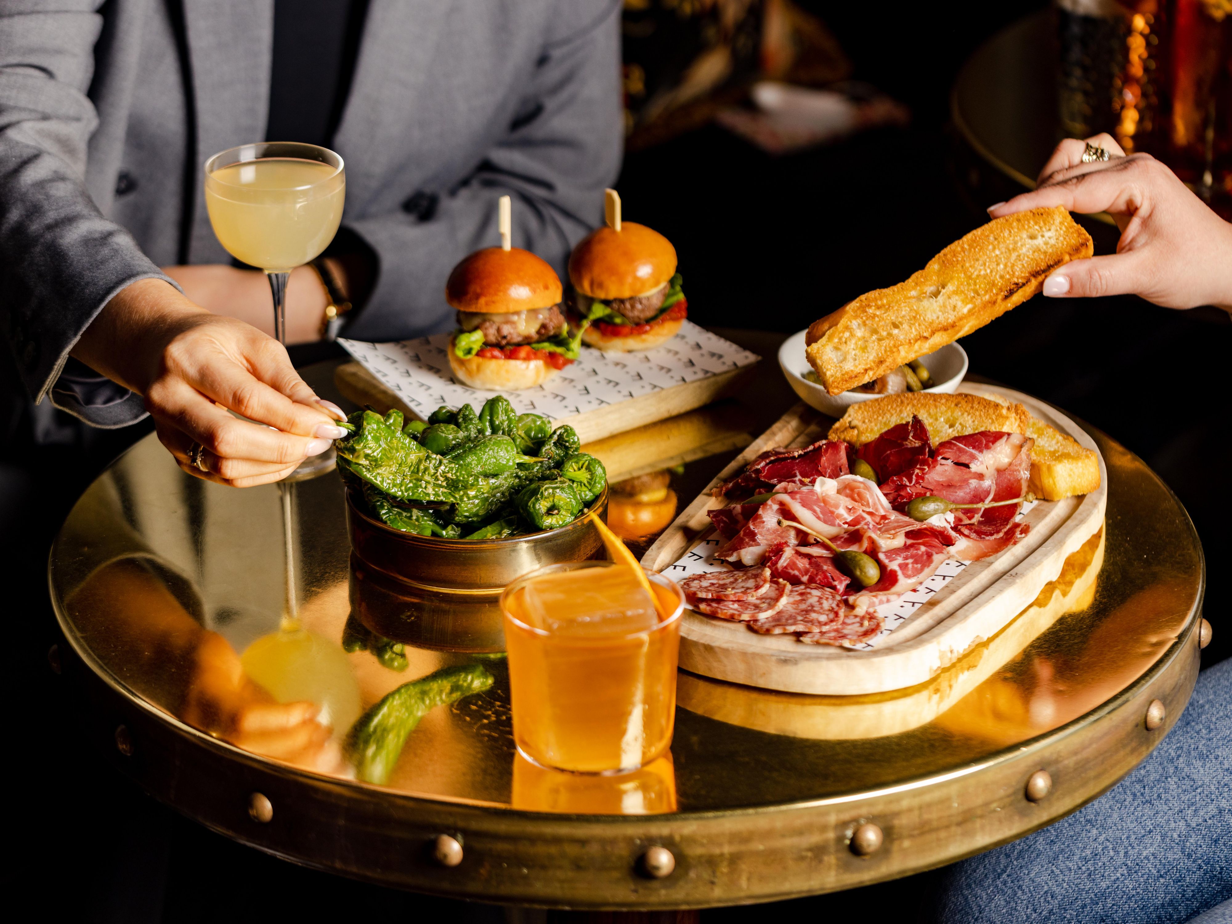 Our bar menu provides the perfect accompaniment to our cocktails.