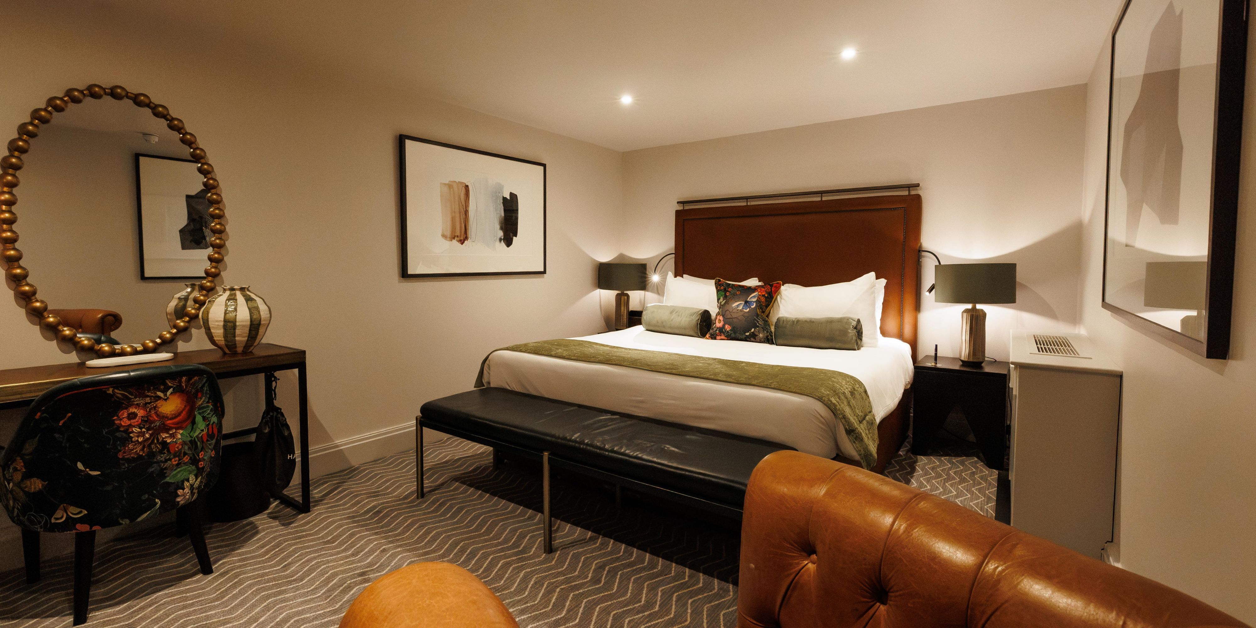 Duplex King Suite bedroom with King Size bed