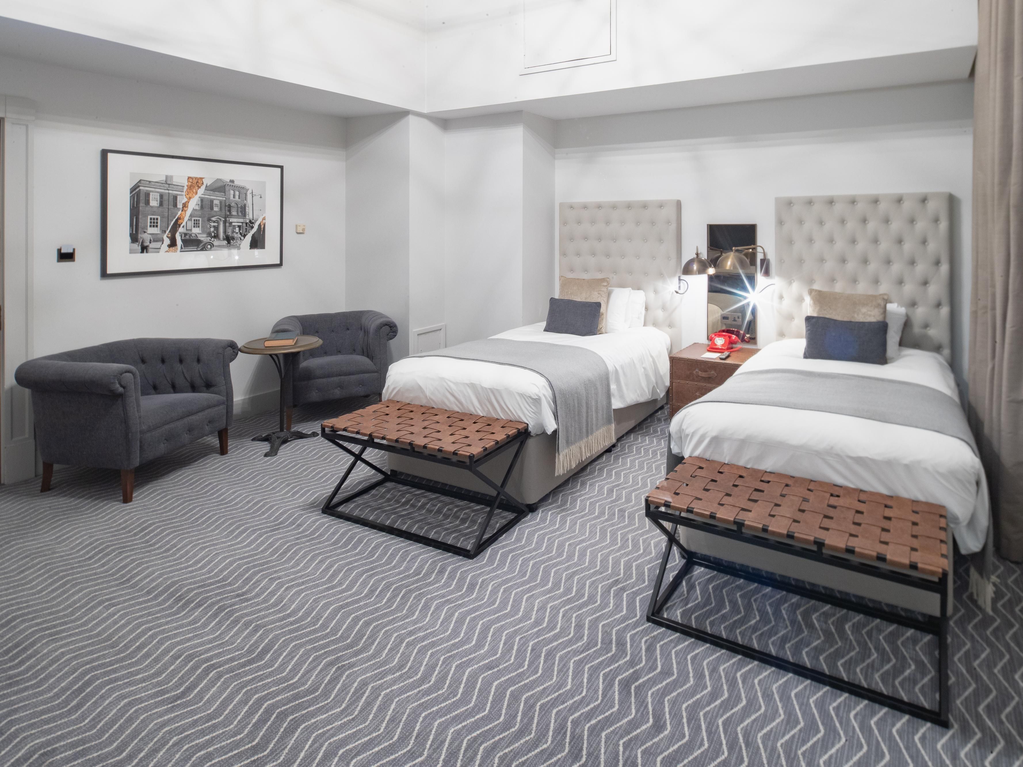 Lower Floor 2 single beds essential