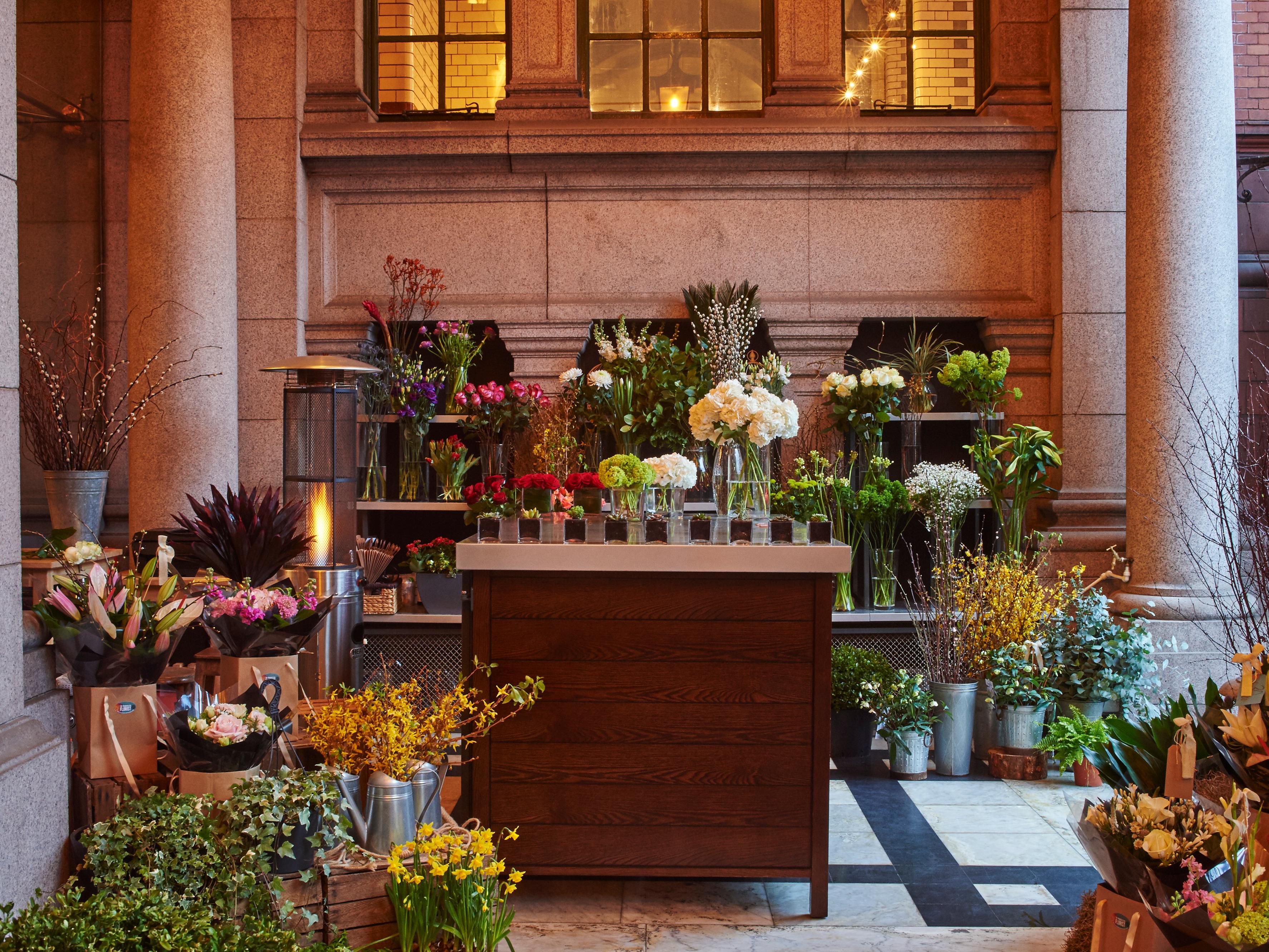 Treat yourself to fresh flowers from our on-site florist.
