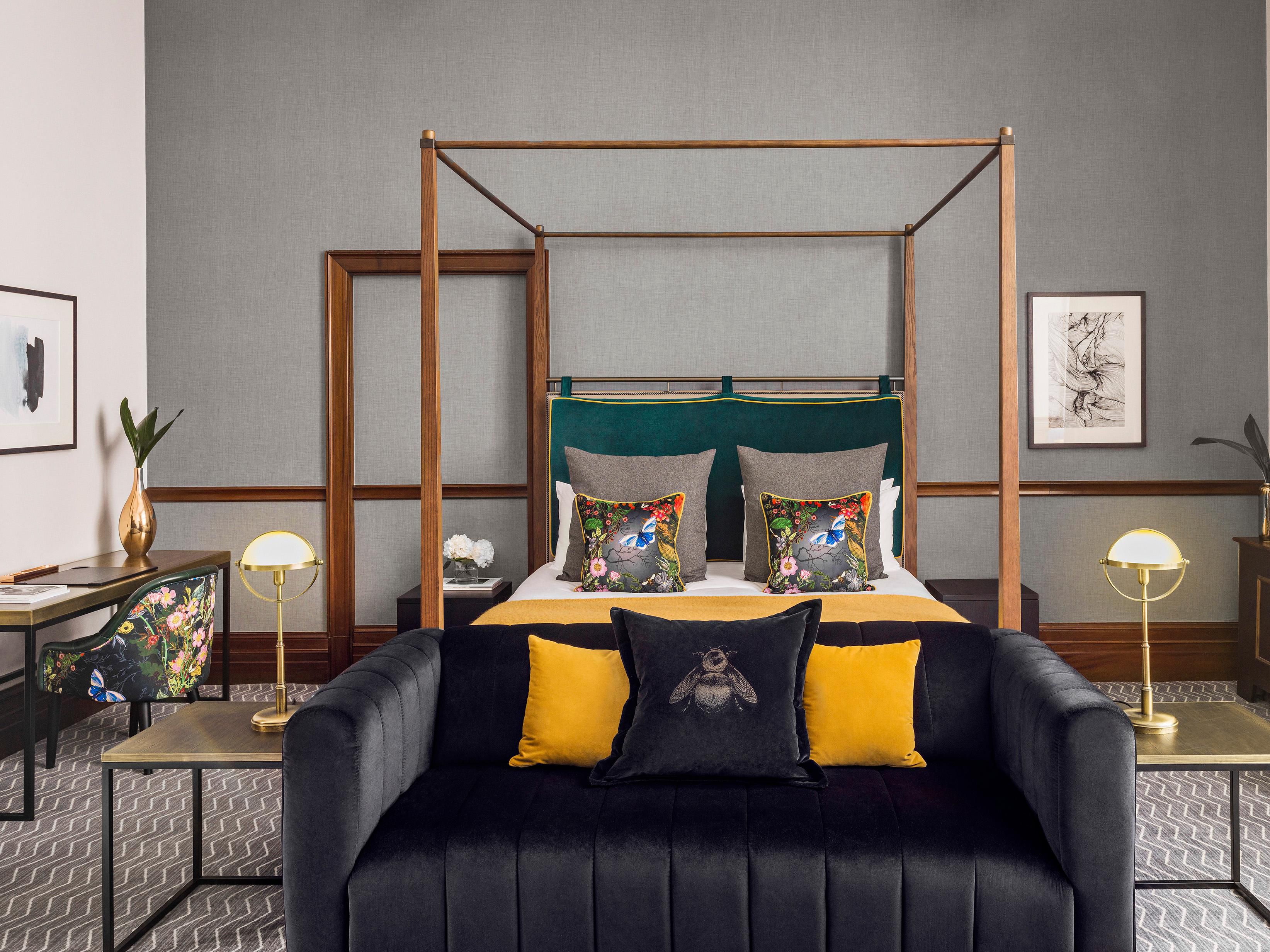 Heritage Junior Suite with wood paneling 