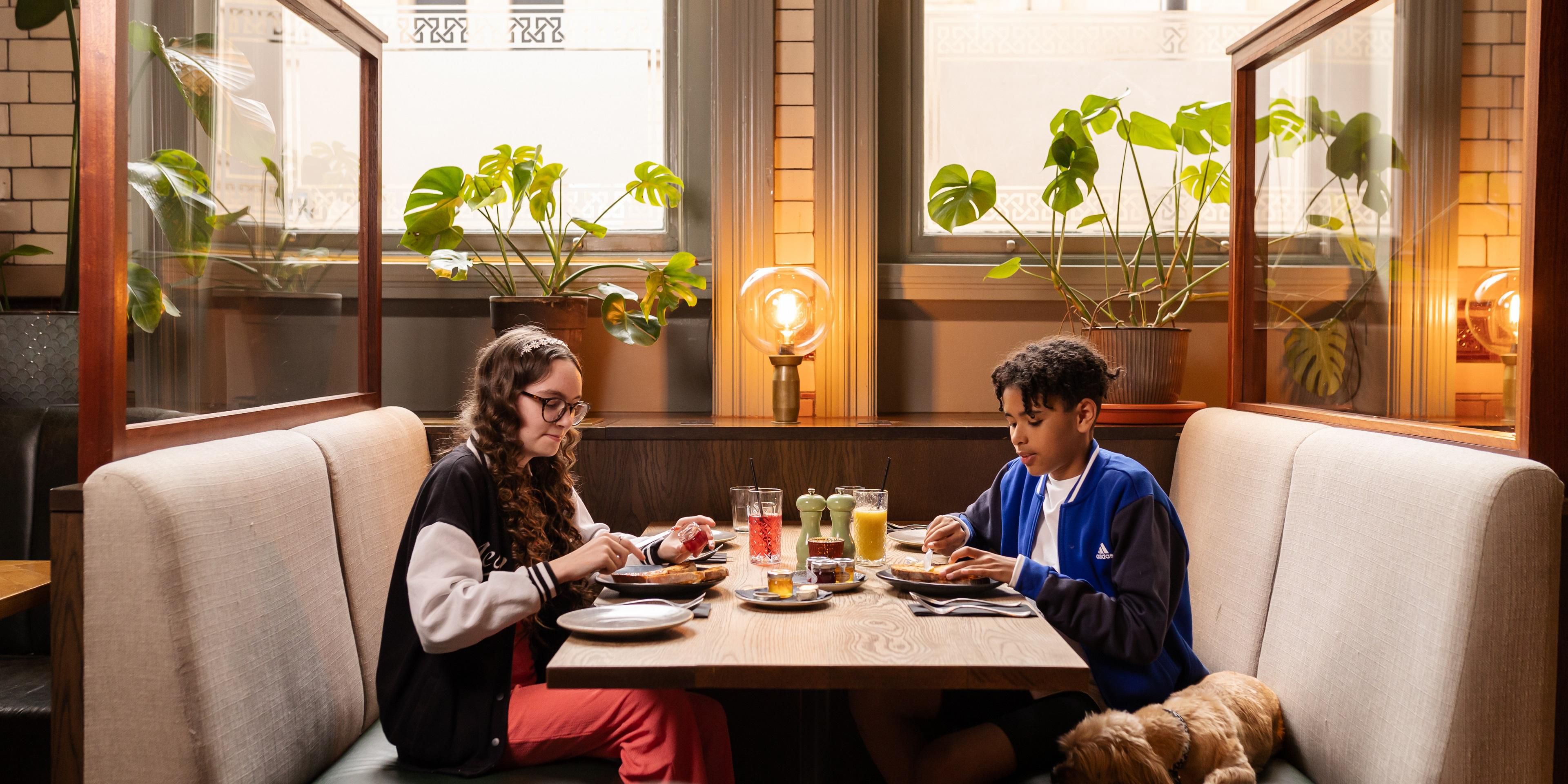 Make the most of half-term with a family escape that feels effortless and indulgent. Stay in a spacious Premium Double Double Room, thoughtfully designed for comfort and space when travelling with kids. Enjoy breakfast for up to 4, a special kids’ tuck box on arrival, early check-in from noon and late check-out. Plan your perfect family break.