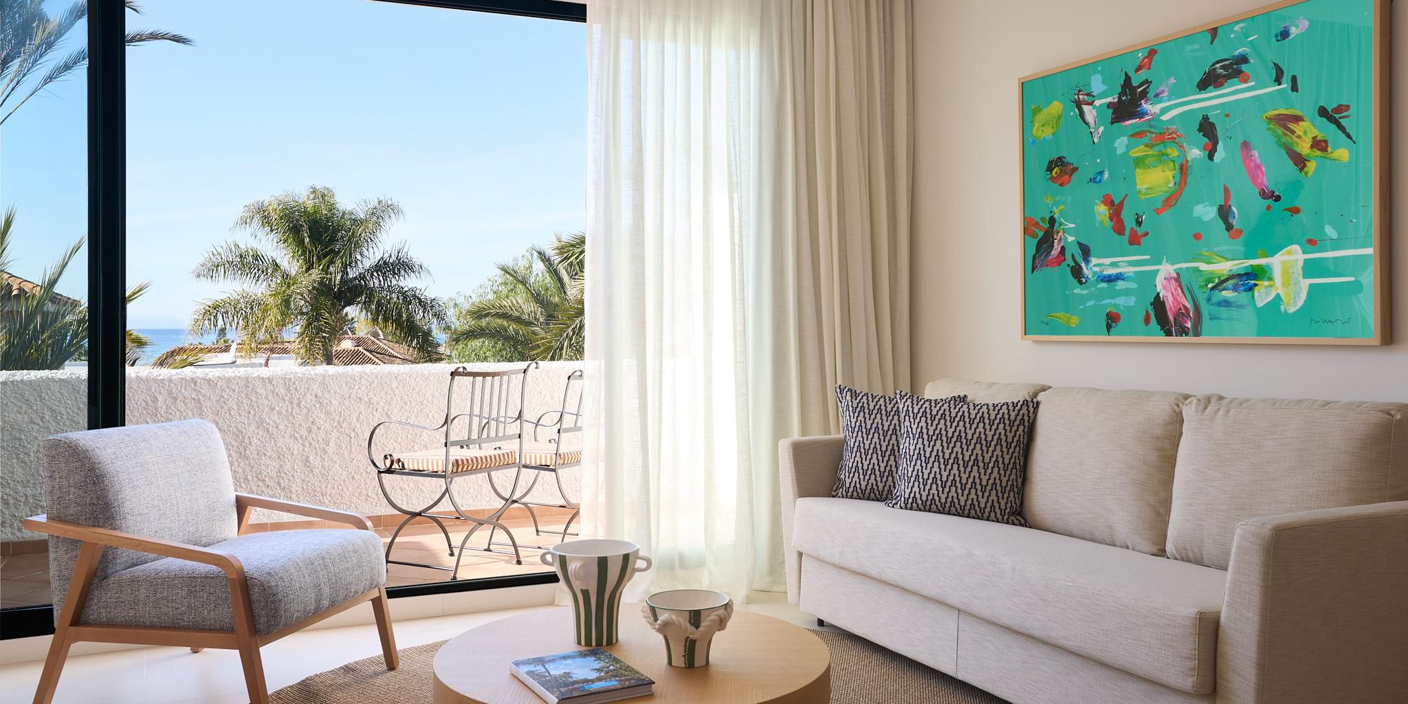 Sea views and private terrace in our exclusive Studio Suite