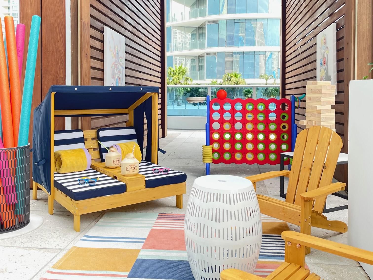 Kids Cabana and Games 