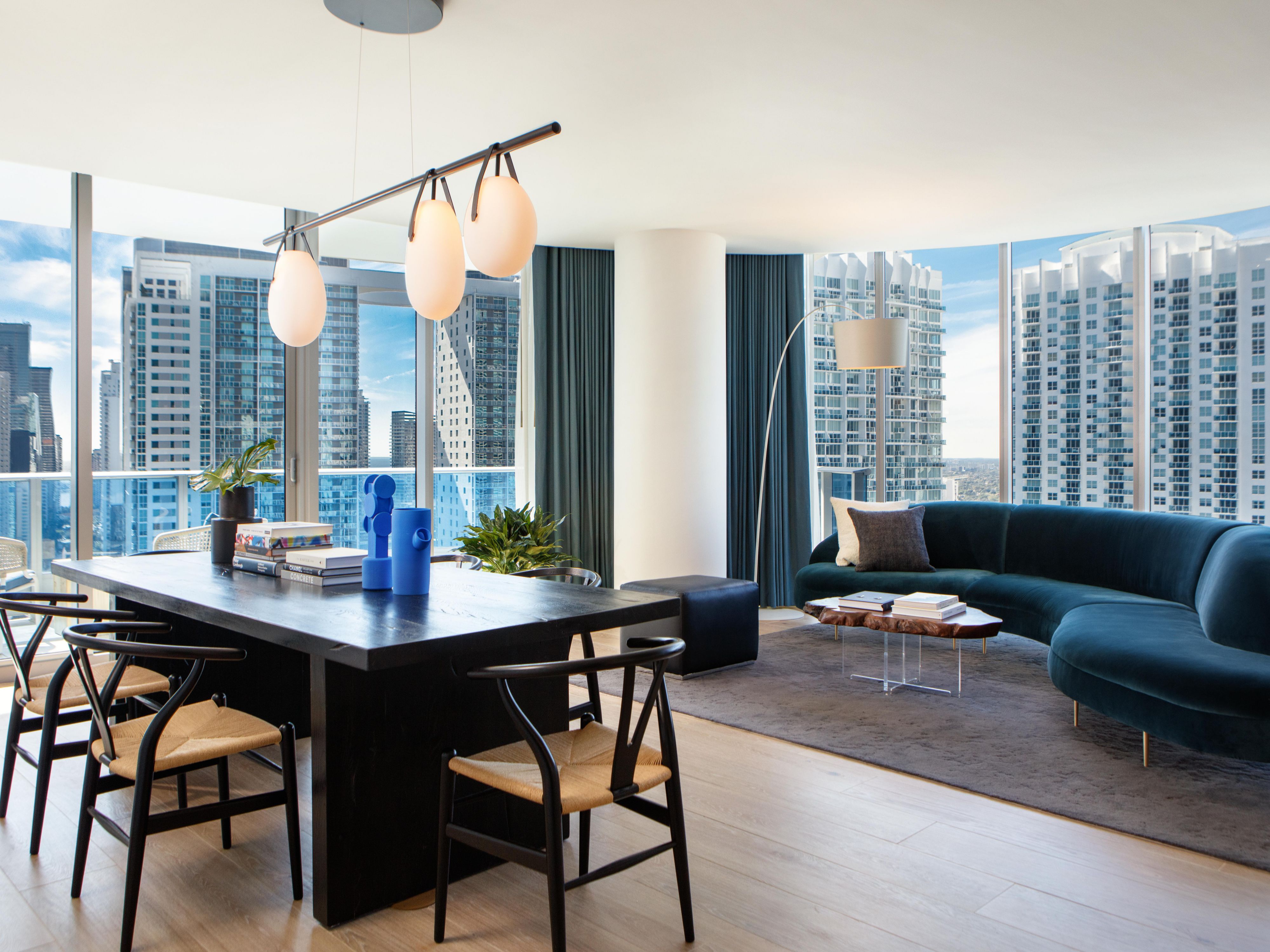 Penthouse Suite Separate Living and Dining Area 