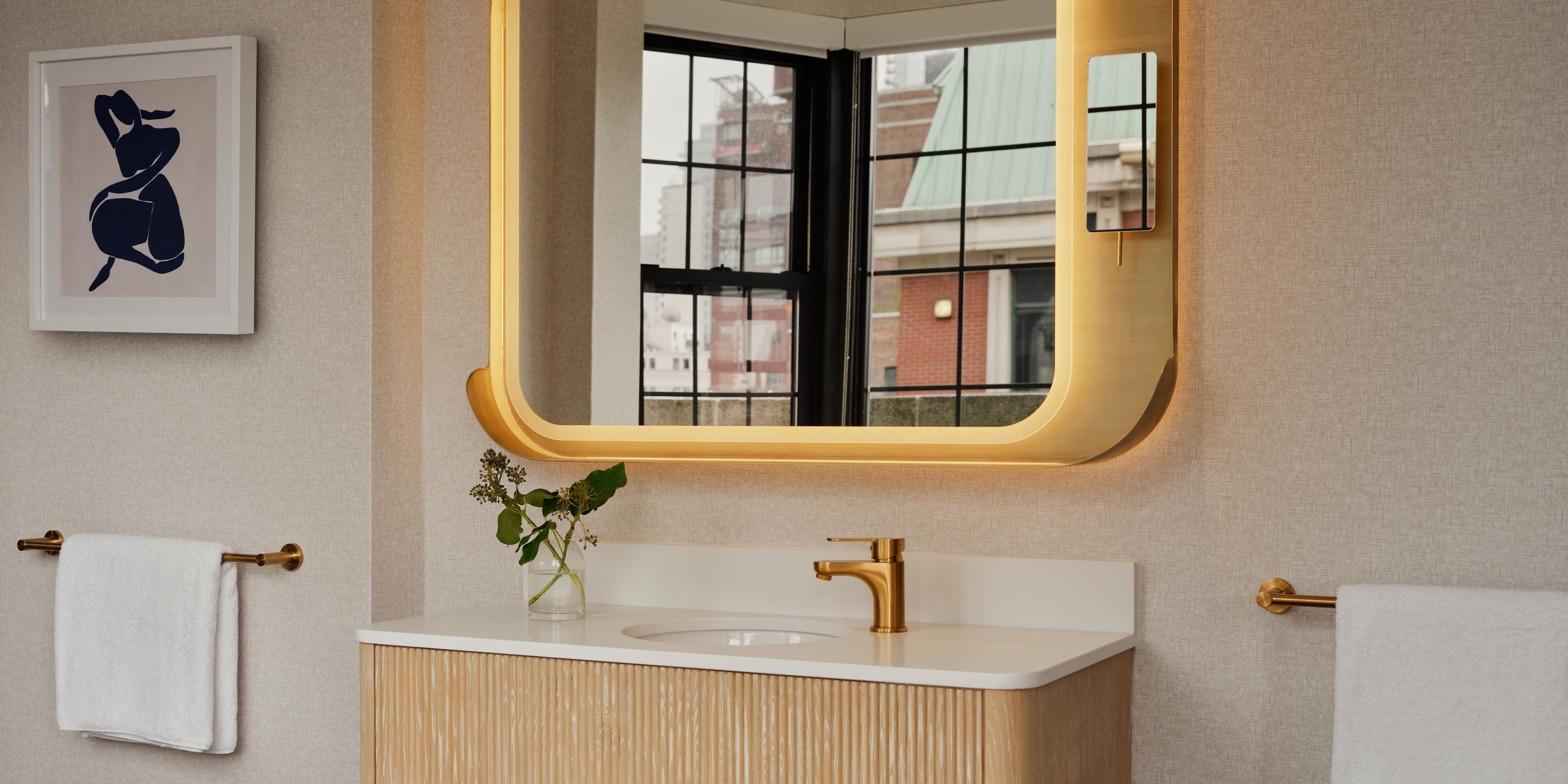  Beautifully designed bathrooms throughout rooms at Kimpton Ashbel