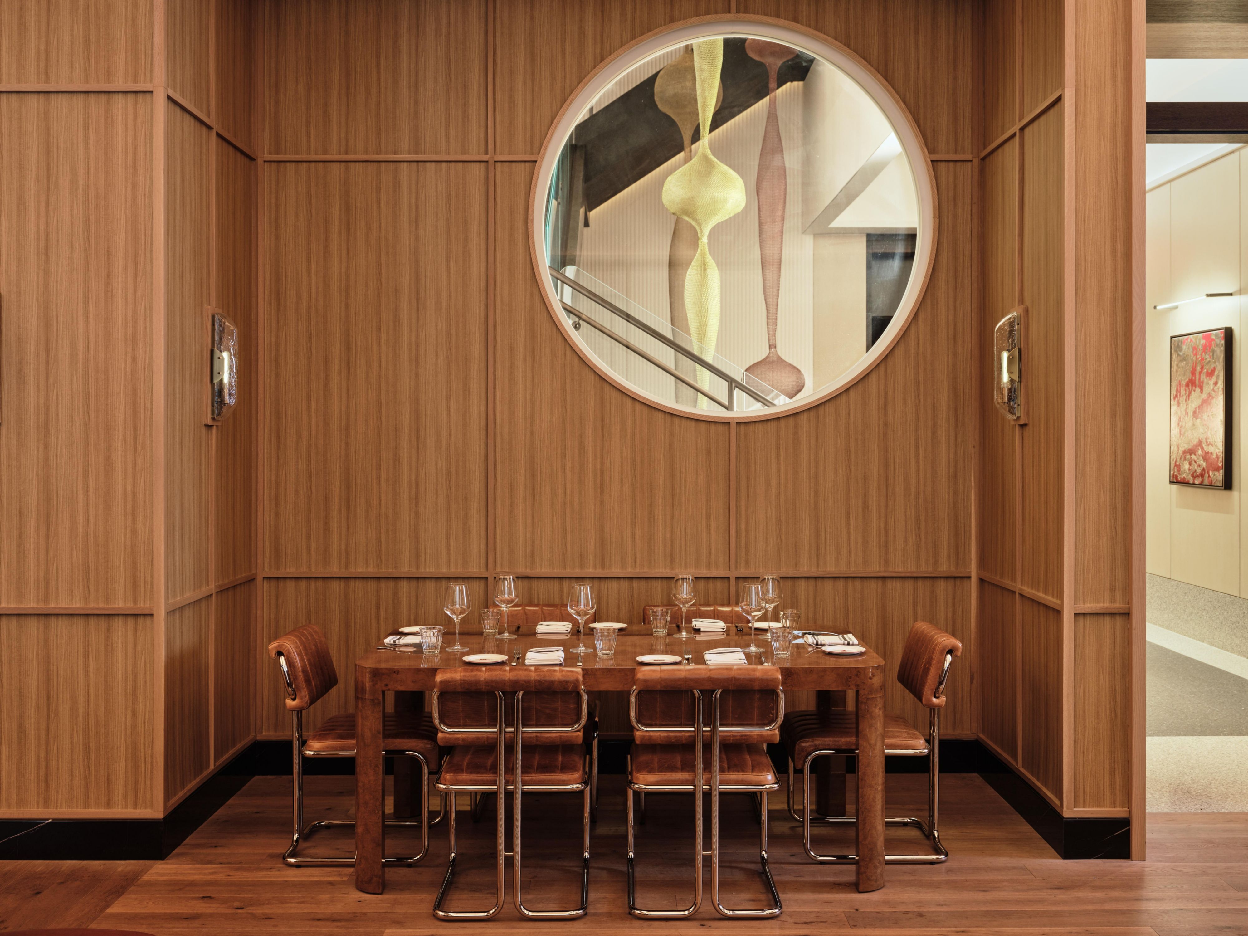 Private dining meeting space at Bar Rocco