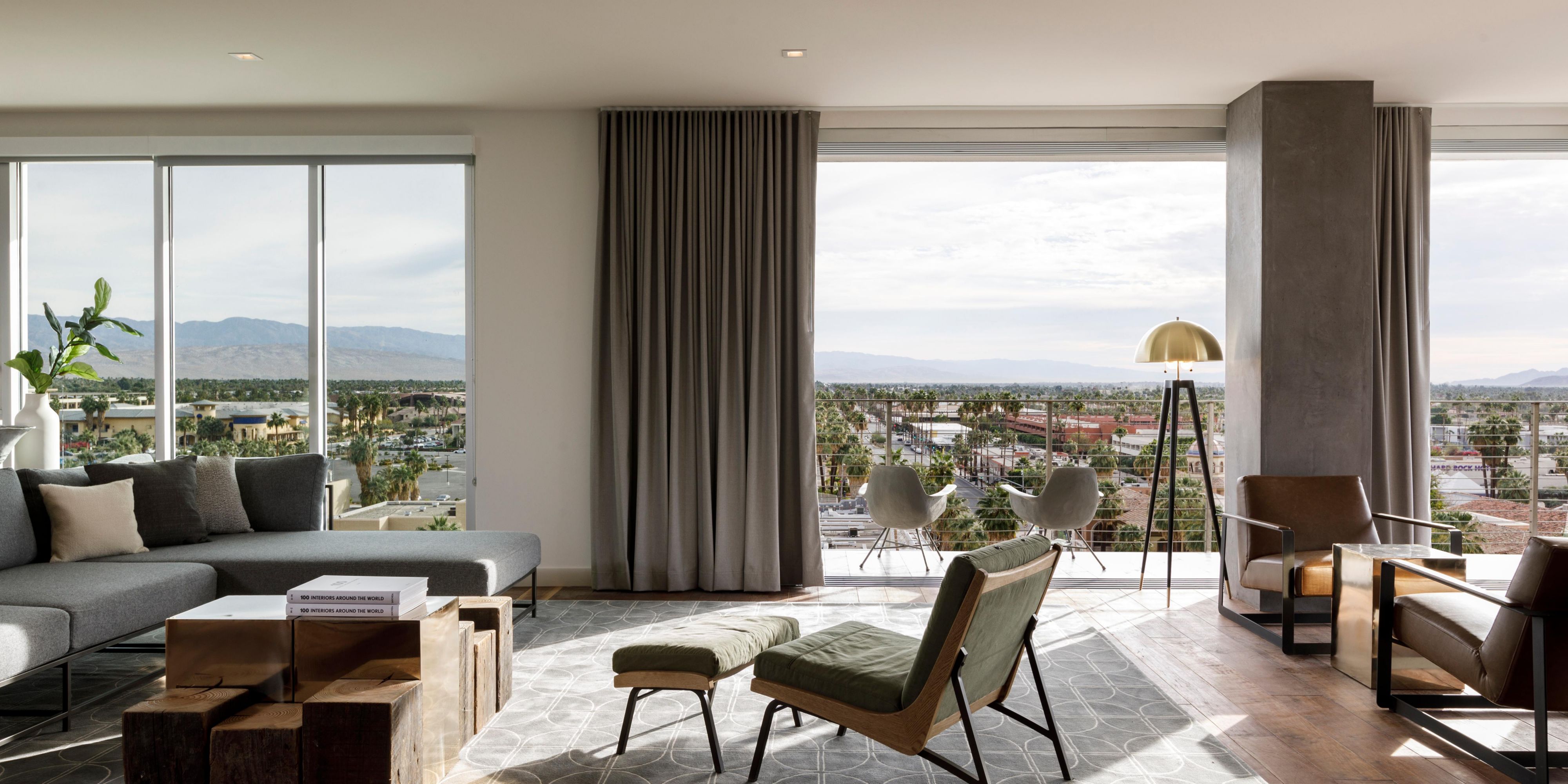 Two private wrap around balconies with stunning Palm Springs views