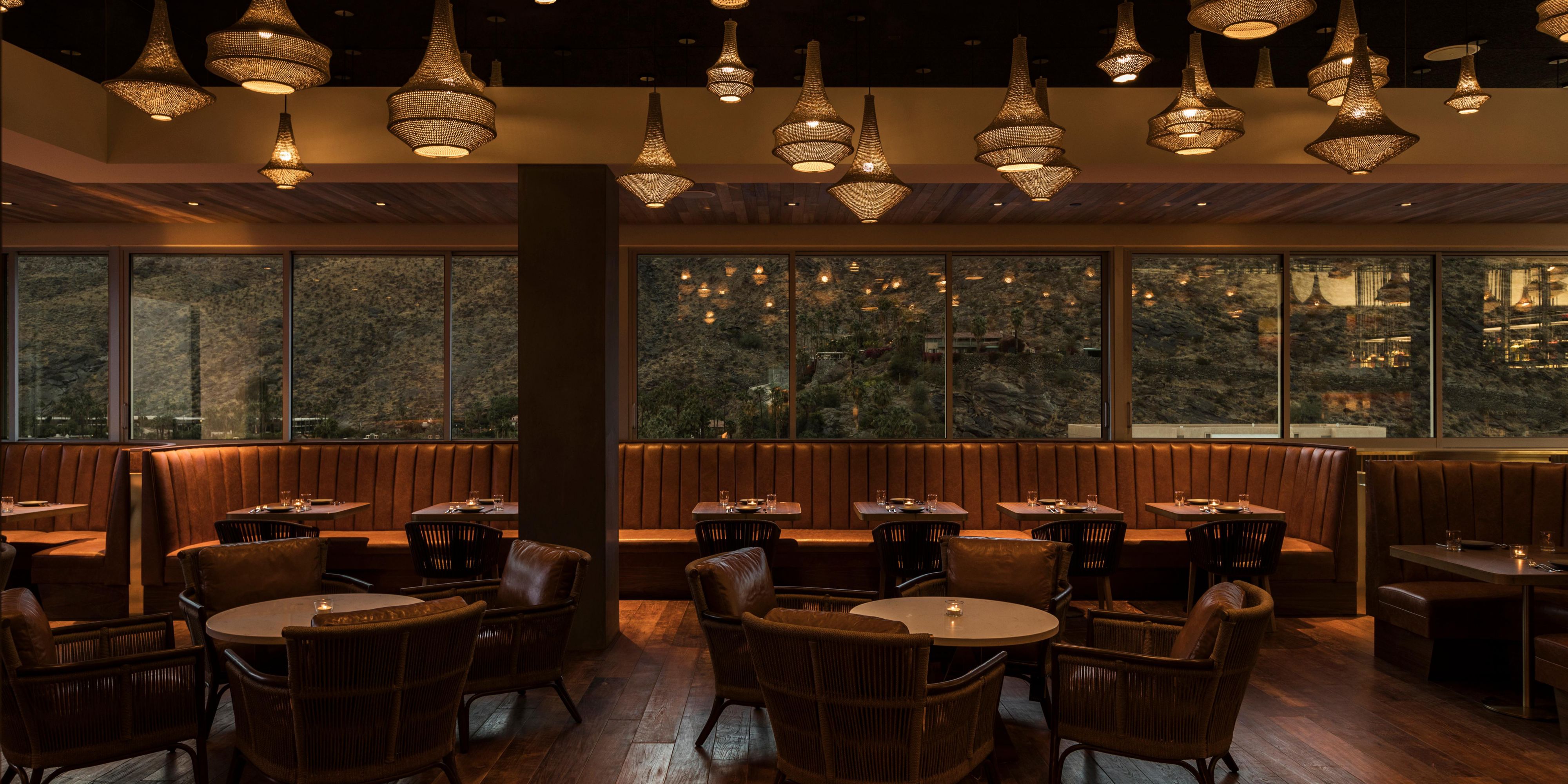 Savor the desert’s idyllic climate and dramatic mountain views from 4 Saints’ exclusive patio.