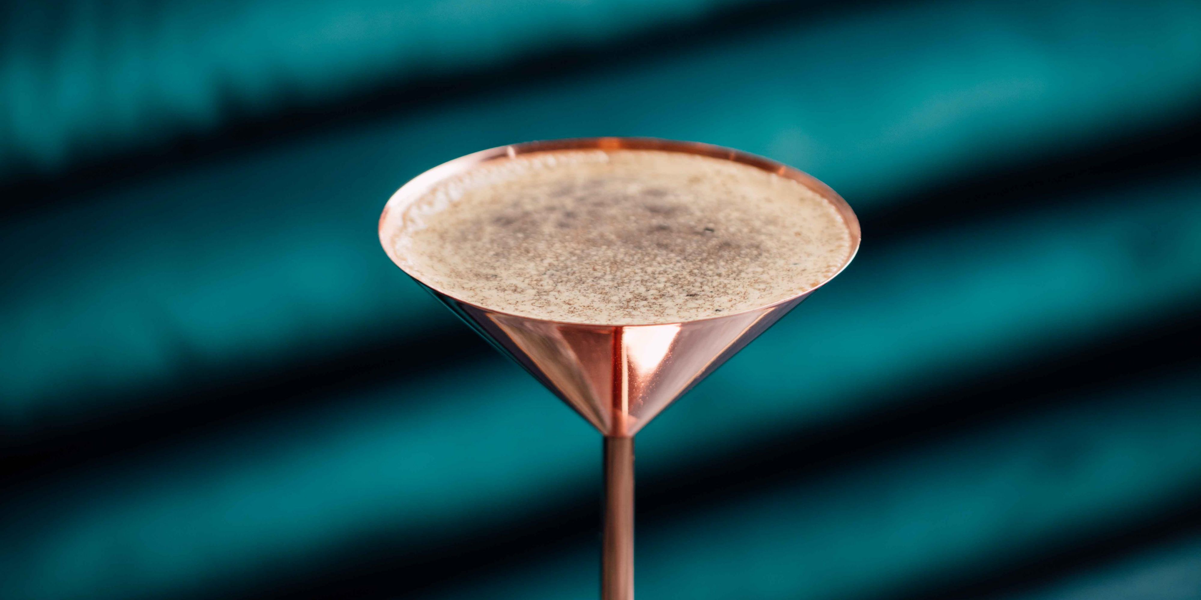Cocktail in Copper Stemware