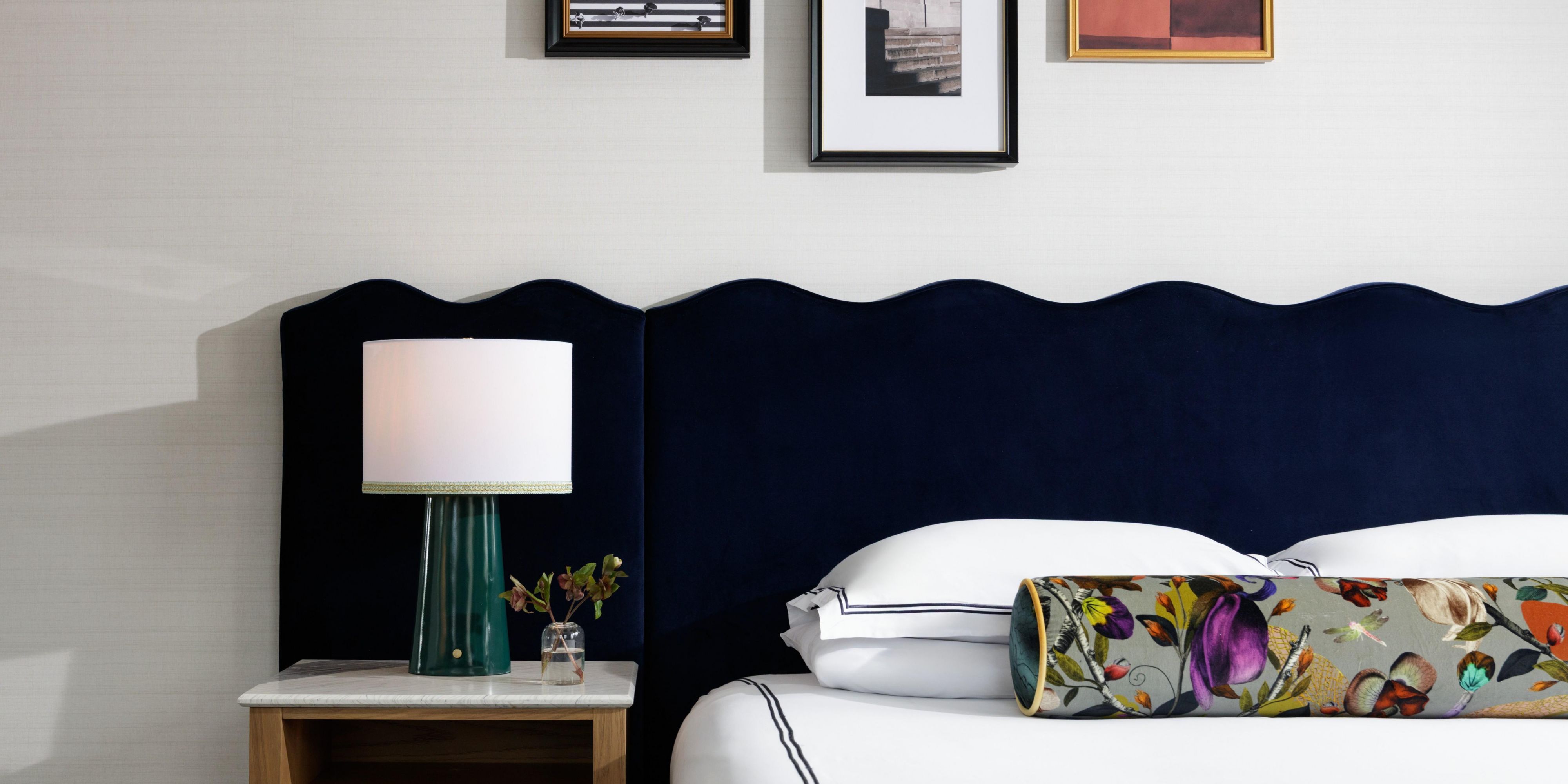 Whimsical flare weaving in Philly culture into the bold décor.