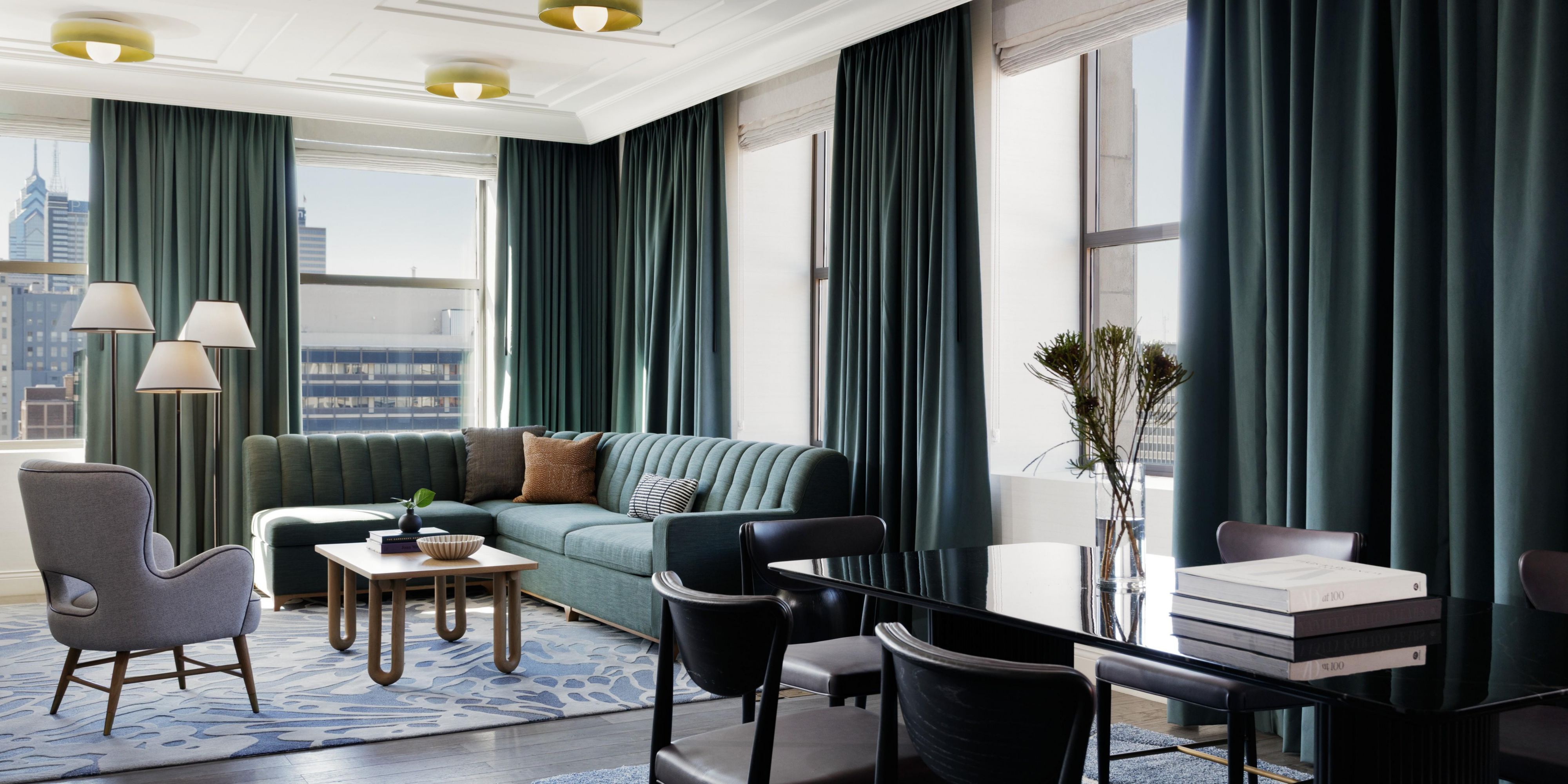 Presidential Suite Living and Dining Areas