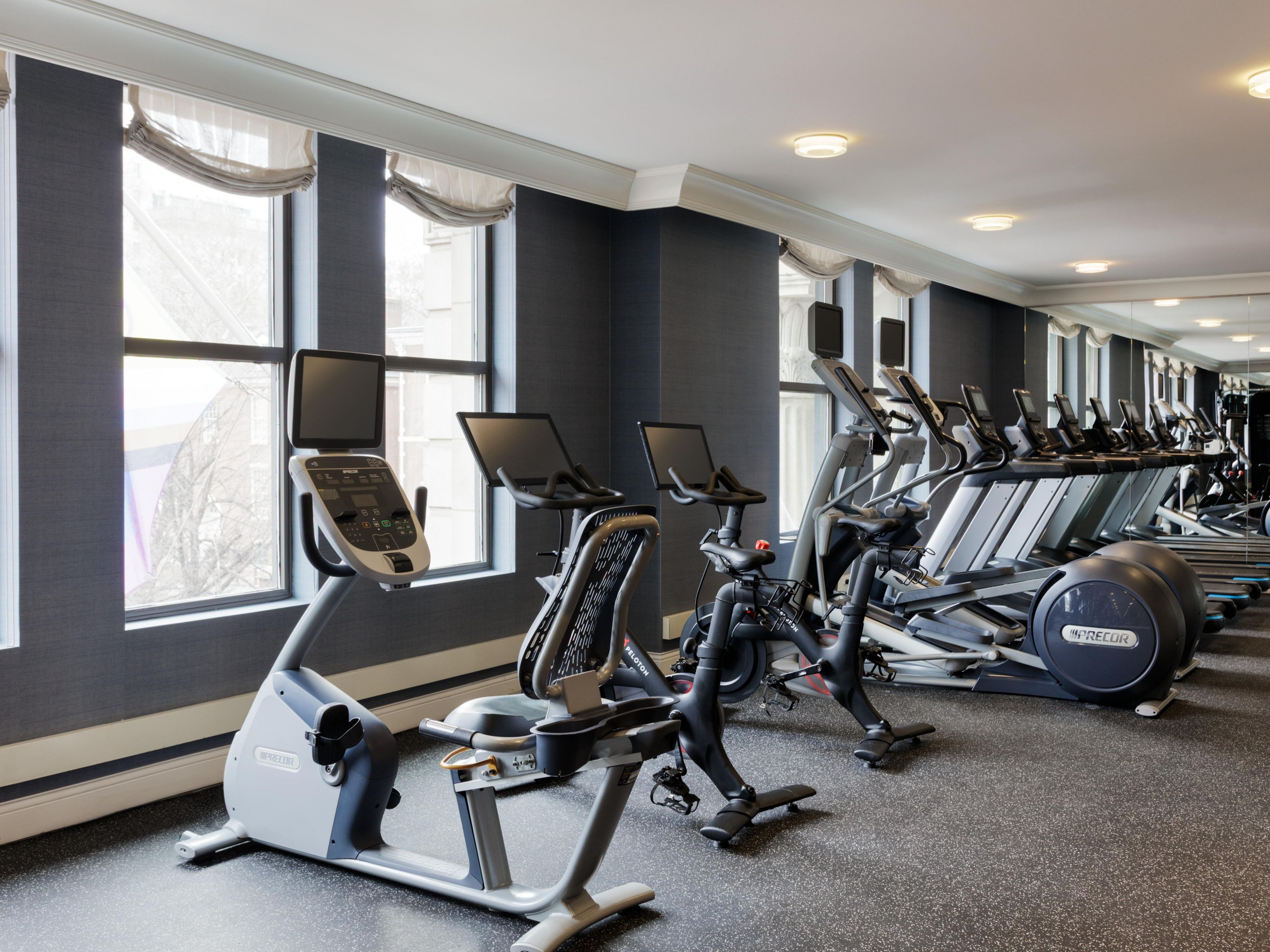 Fitness Center Overlooking Independence Park