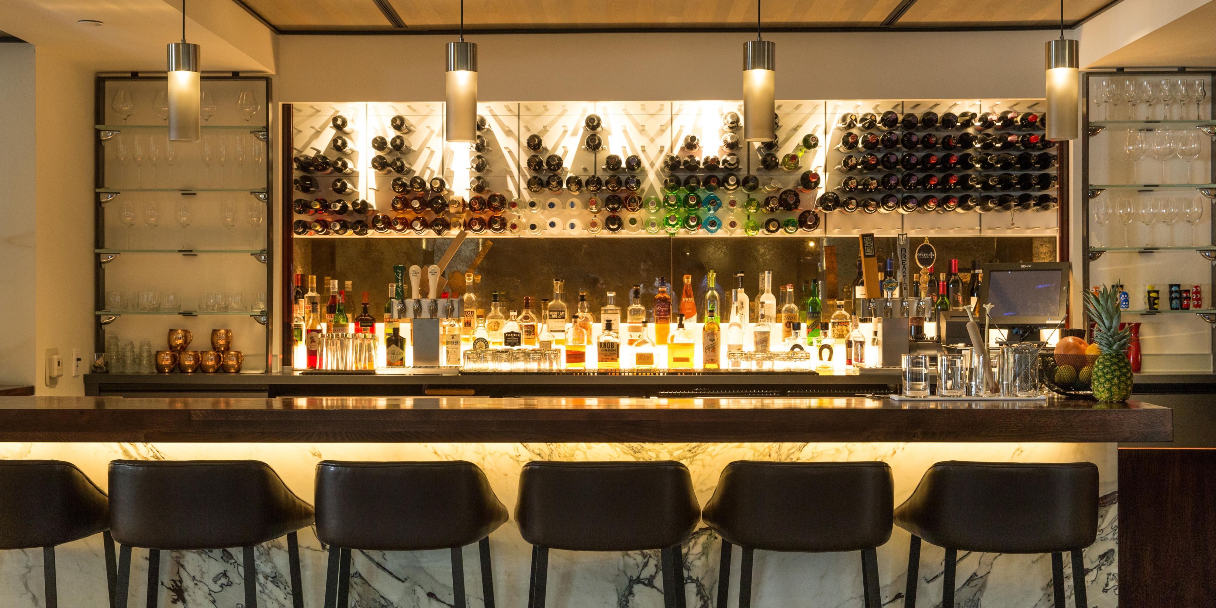 Voted one of the Best Bars in Portland, Bacchus Bar is an urban tasting room with all the wine and none of the pretension. Our lobby bar is a great place to socialize and unwind downtown. Enjoy live music every Thursday – Saturday from 6-8pm while enjoying a craft cocktails and a bite from Il Solito.