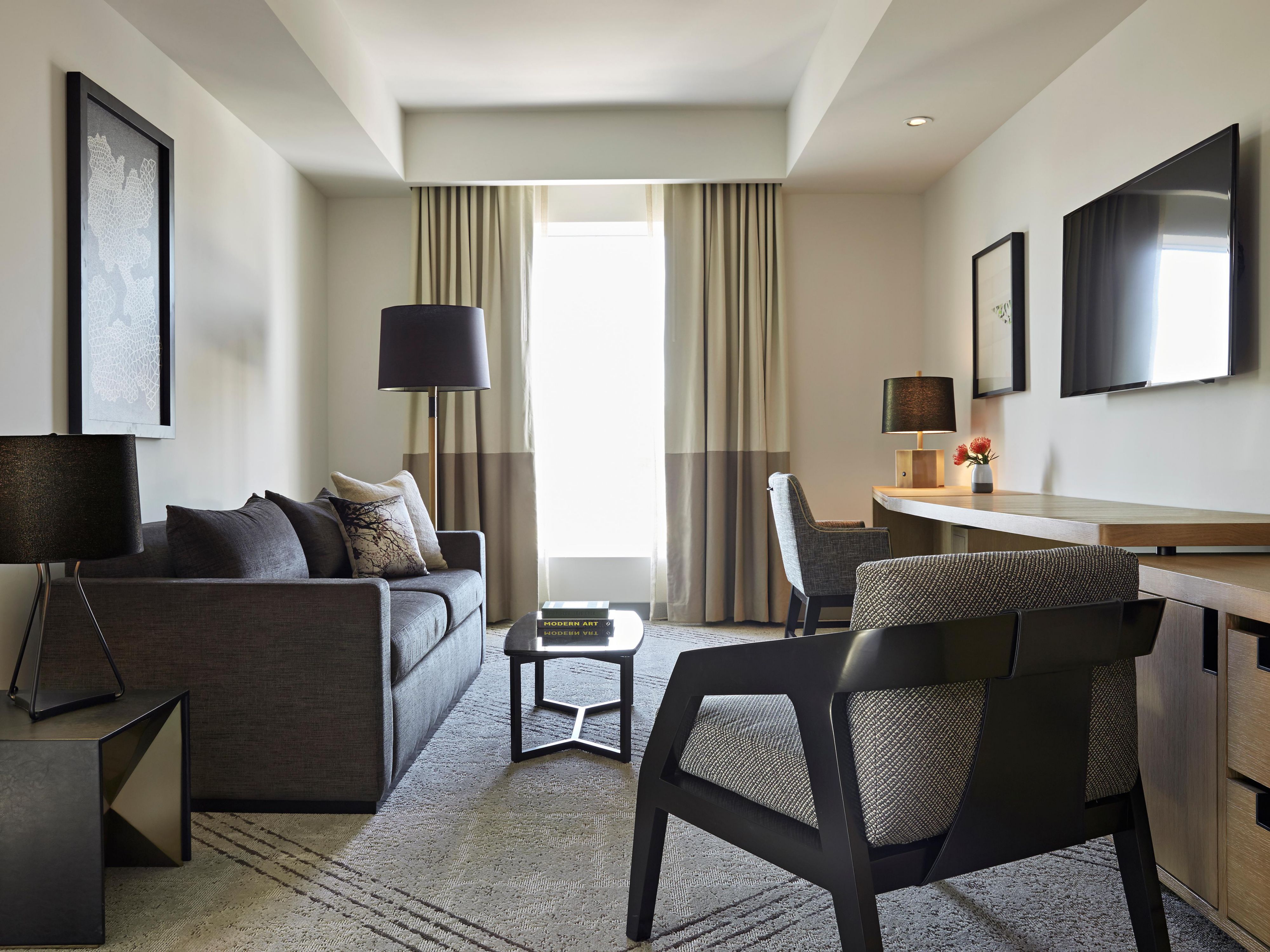 Private Living Room offers Sacramento guests a serene retreat