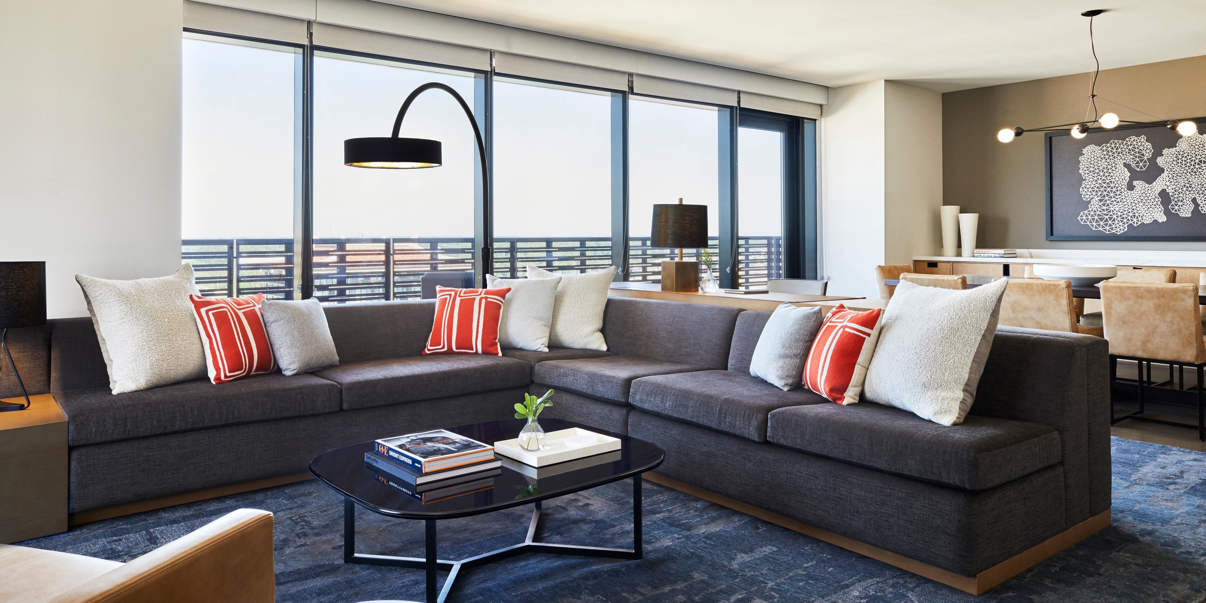 Private balcony with sweeping views of DoCo and Golden 1 Center