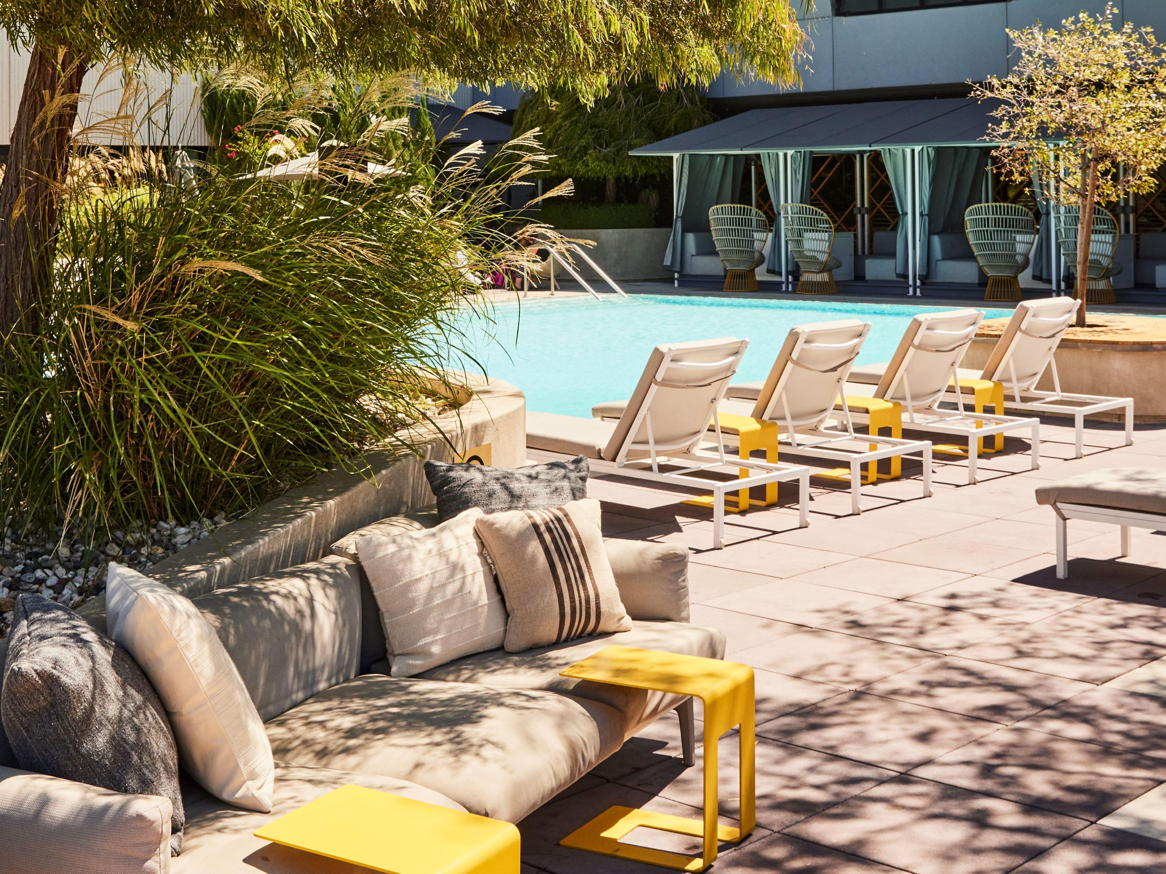Lean back and let the day unfold on our pool deck