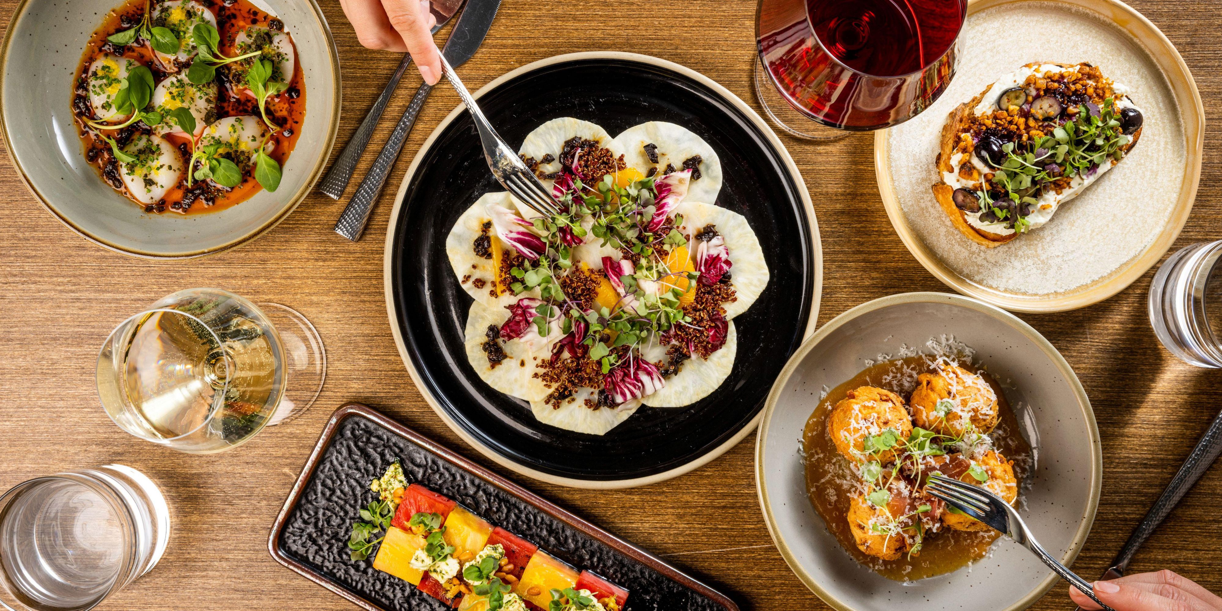 The Vault is connected to New American Bistro, Bambara, a true Salt Lake City destination restaurant. Showcasing sparkling fresh seafood and hearty game, ingredients are seasonal, while the ambiance is soulful: Bambara is housed in the historic Continental Bank lobby.