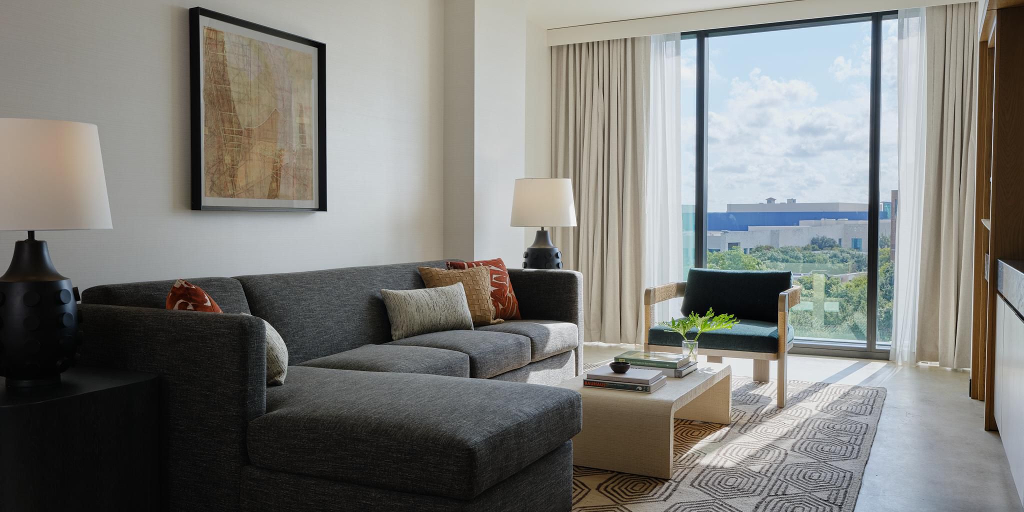 Hemisfair Suite Living Room