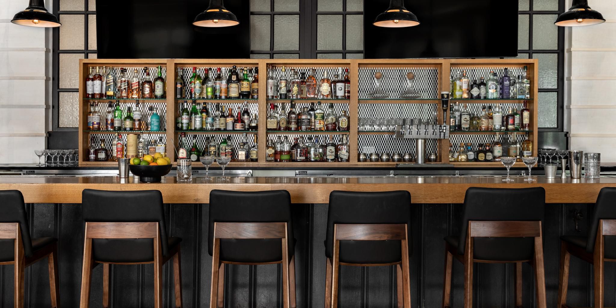 Pacci's Bar offers creative cocktails, regional wines, draft beers
