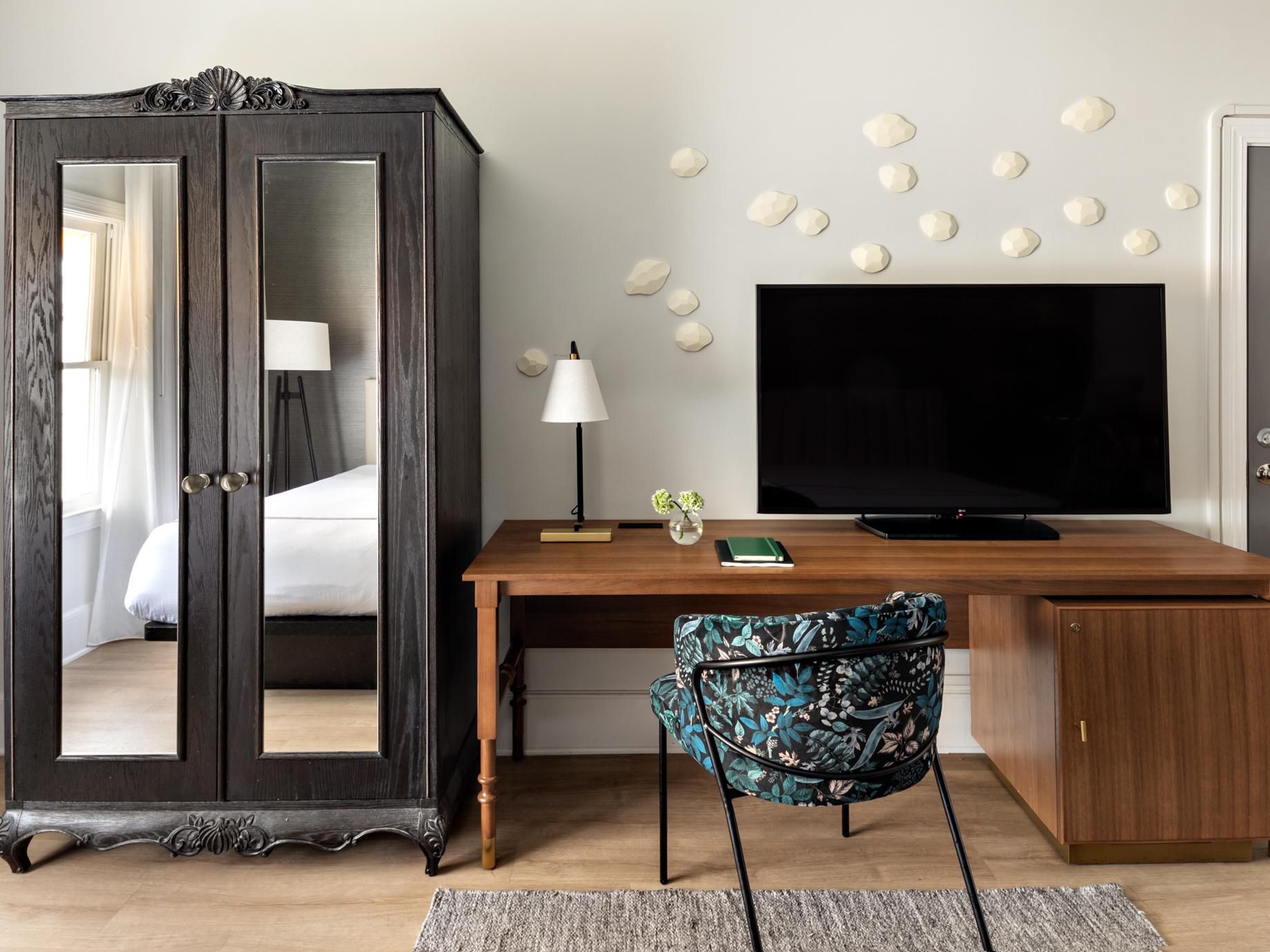 Classic Southern style adorns our guest rooms