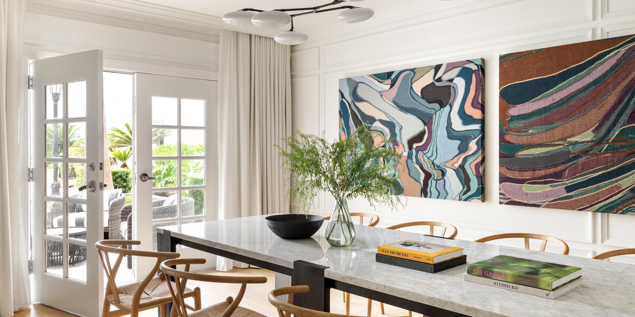 The Juliette Suite's adjoining suite offers a boardroom and patio