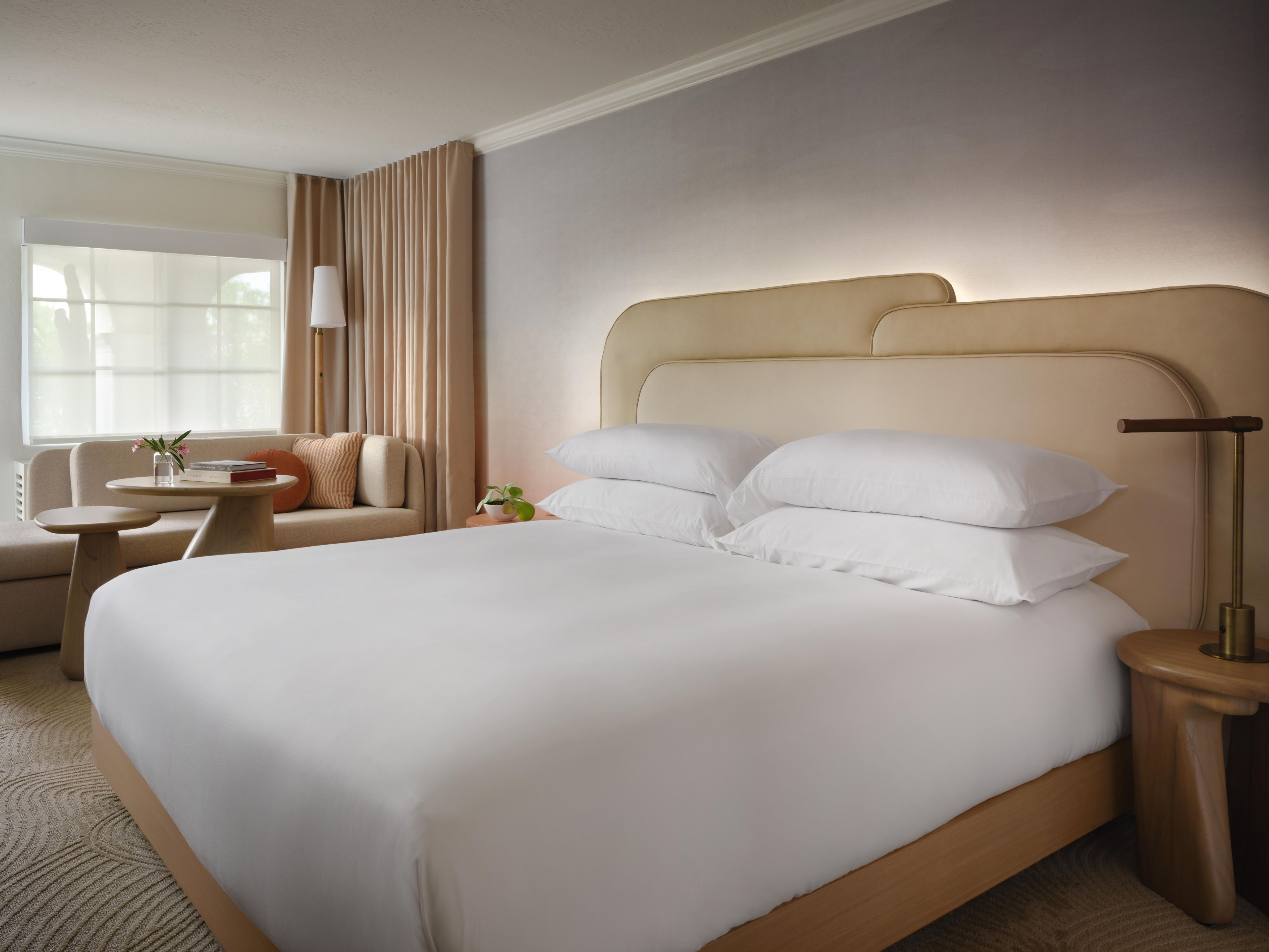 King guestrooms feature mini-fridge & wellness-focused amenities