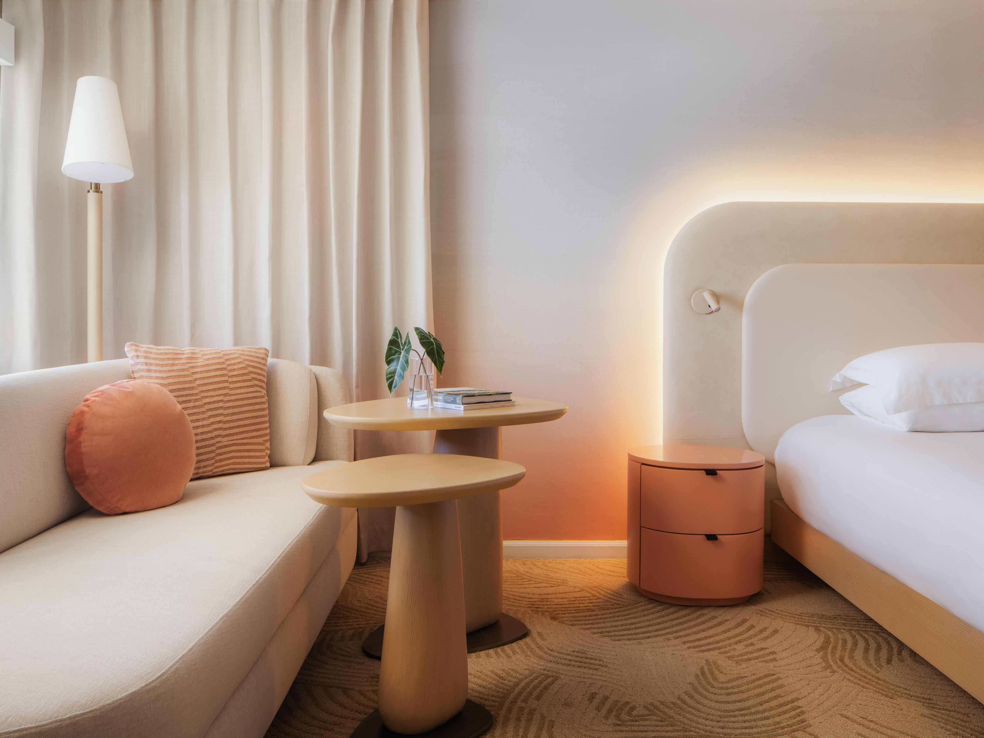 Cozy seating area in our king guest rooms
