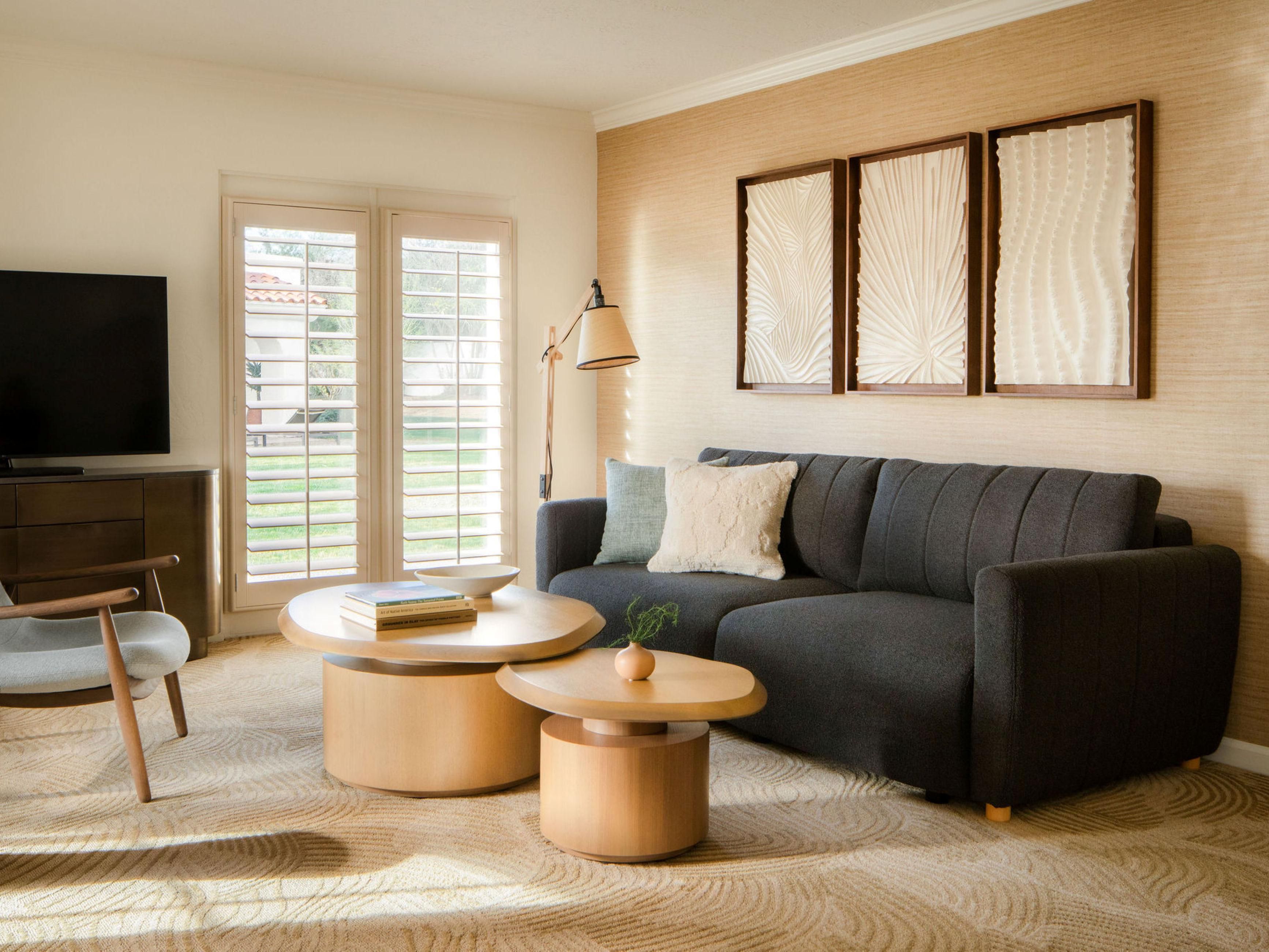 Casitas starting at 695 sqft with separate full living room 
