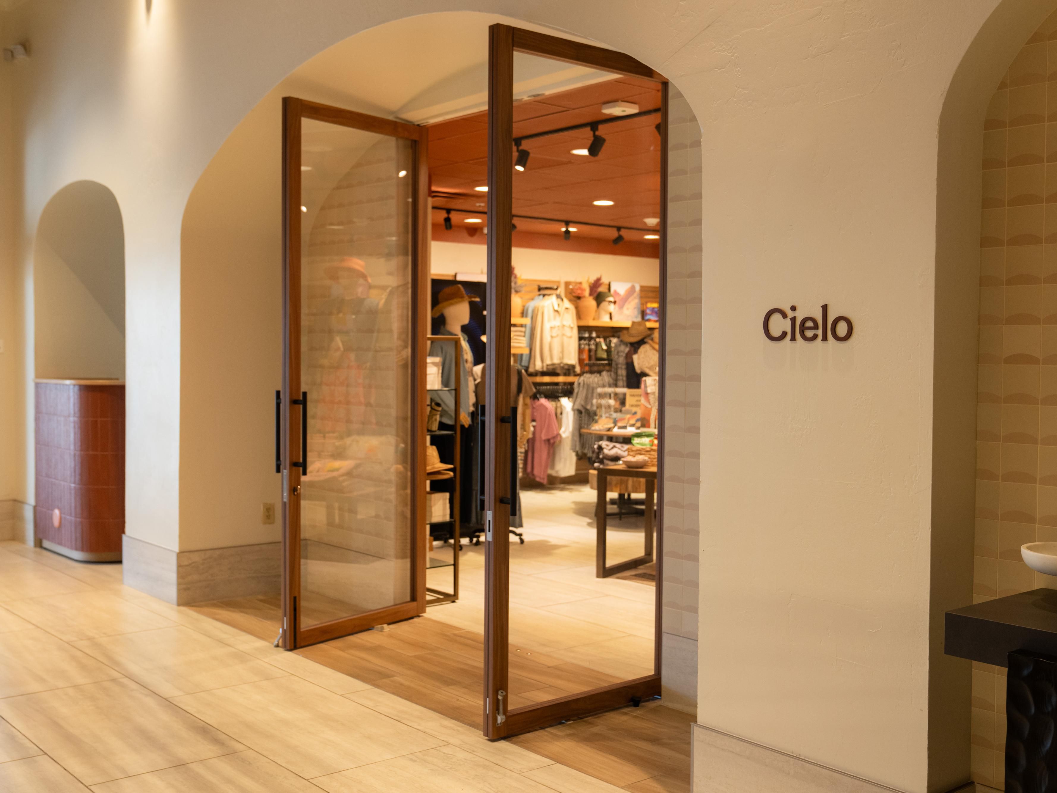 Shopping at Cielo located in the hotel lobby