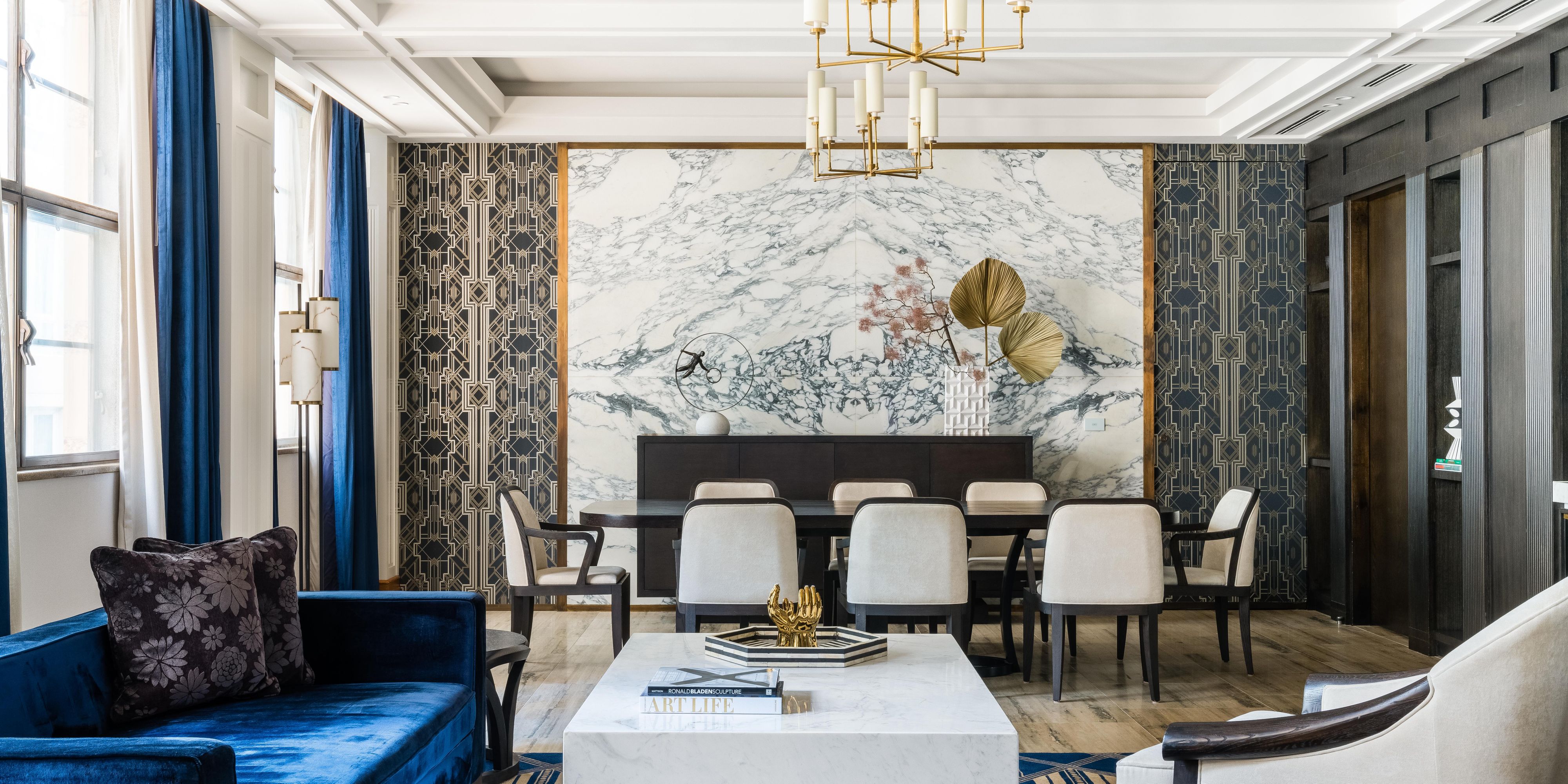 Hammond Suite Living and Dining Area