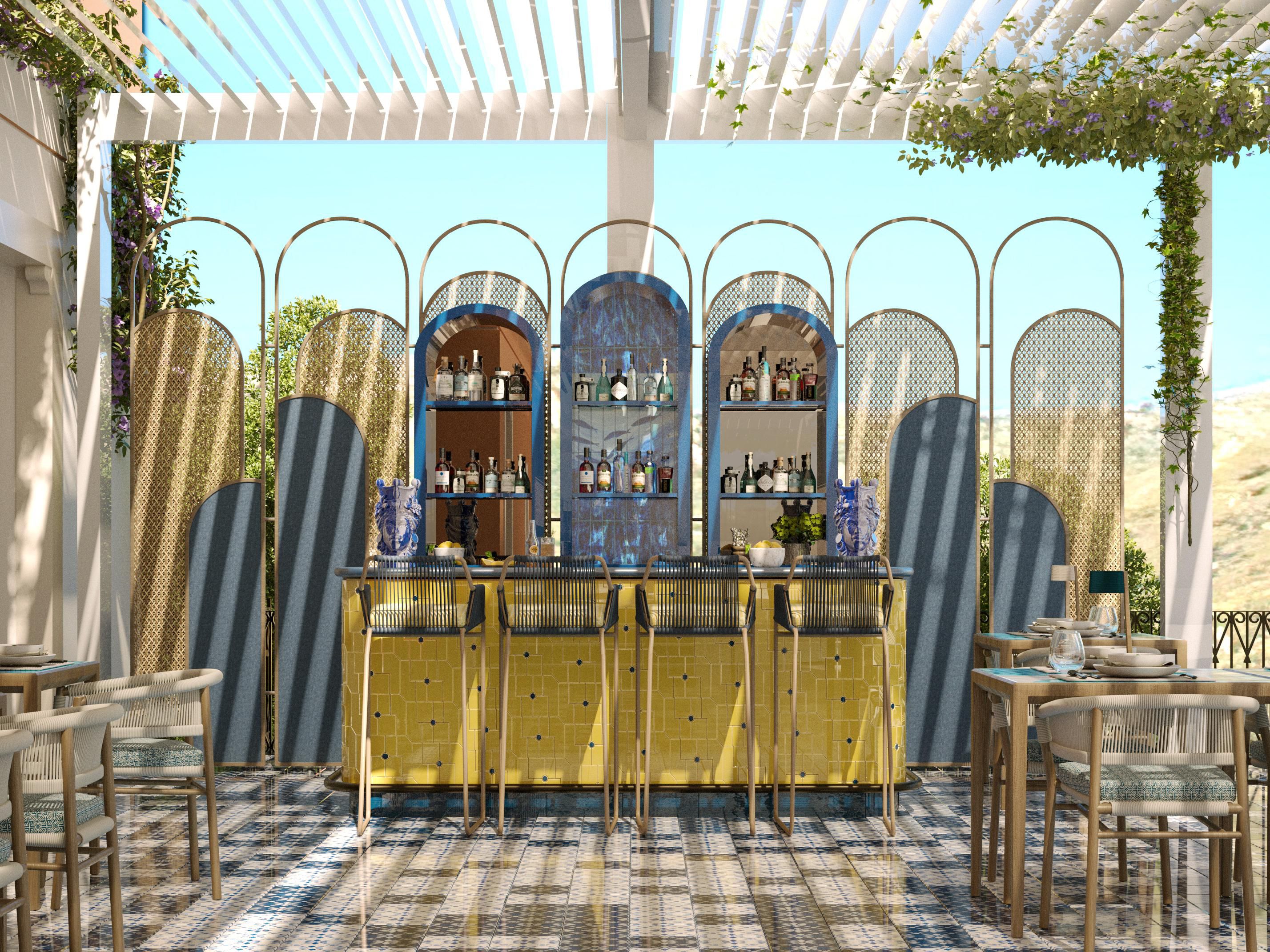 Restaurant terrace