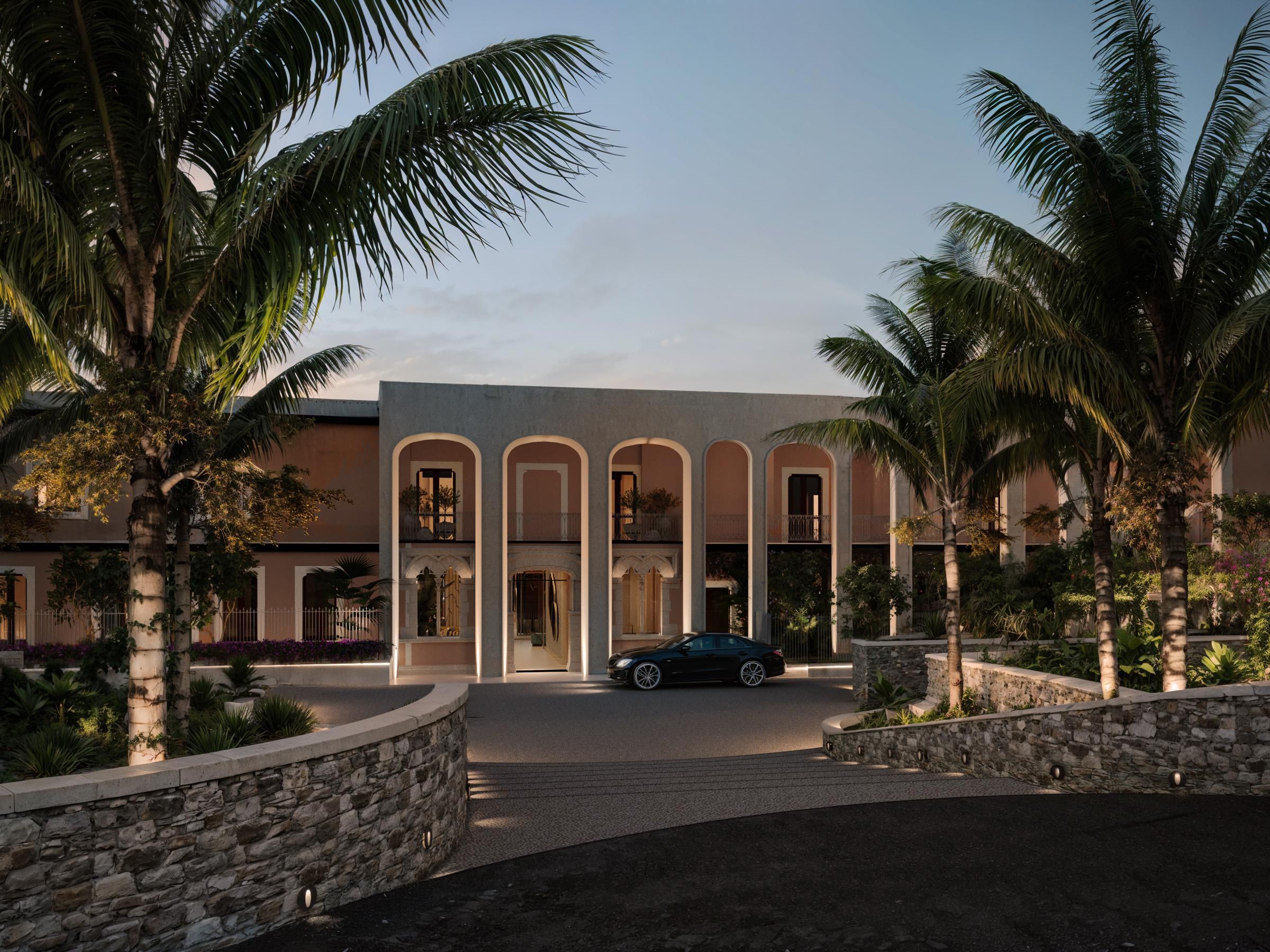 Entrance of Kimpton Villa Mirmare Taormina