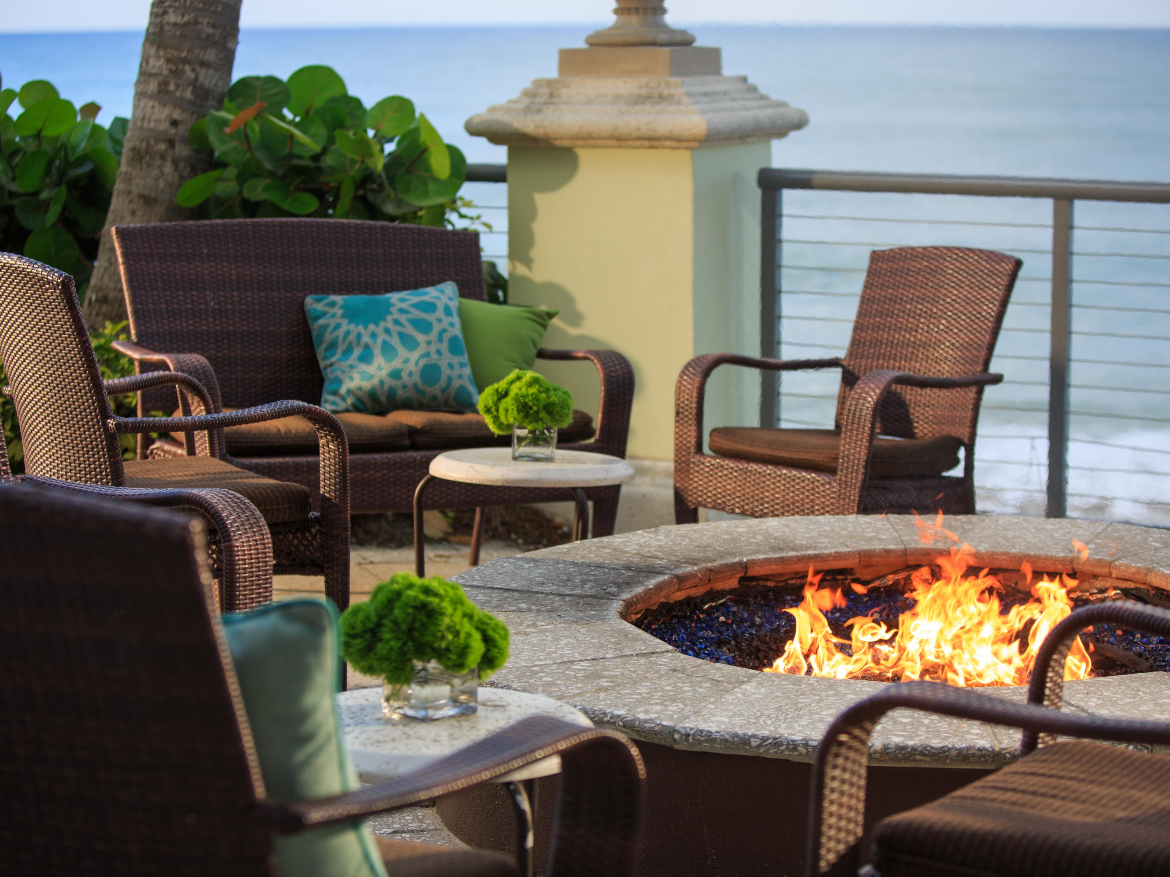 Oceanfront Firepit