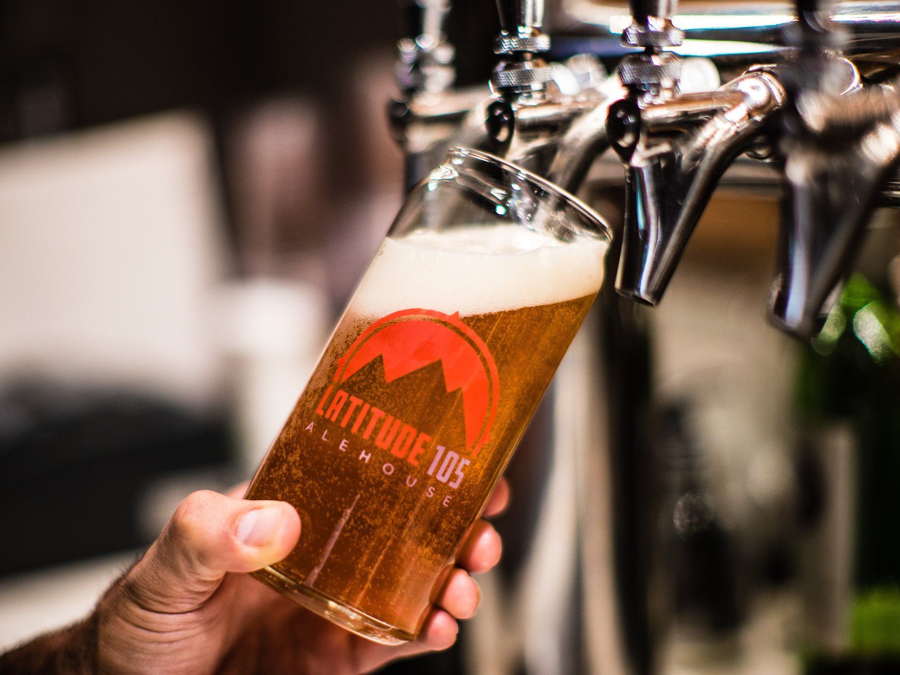 Get a cold refreshing beer at Latitude 105