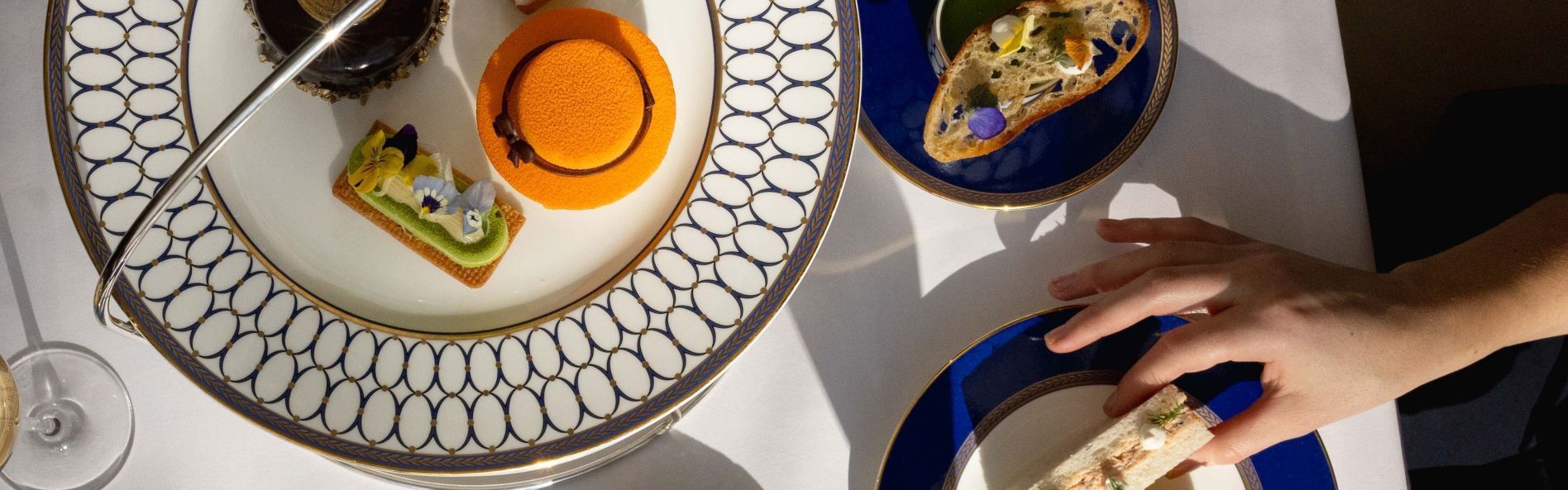 afternoon tea delights and sandwiches