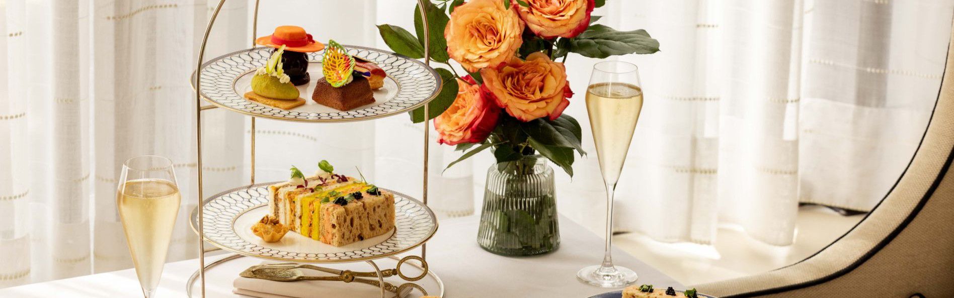 afternoon tea delights and sandwiches
