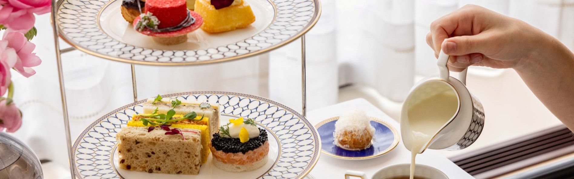 afternoon tea delights and sandwiches