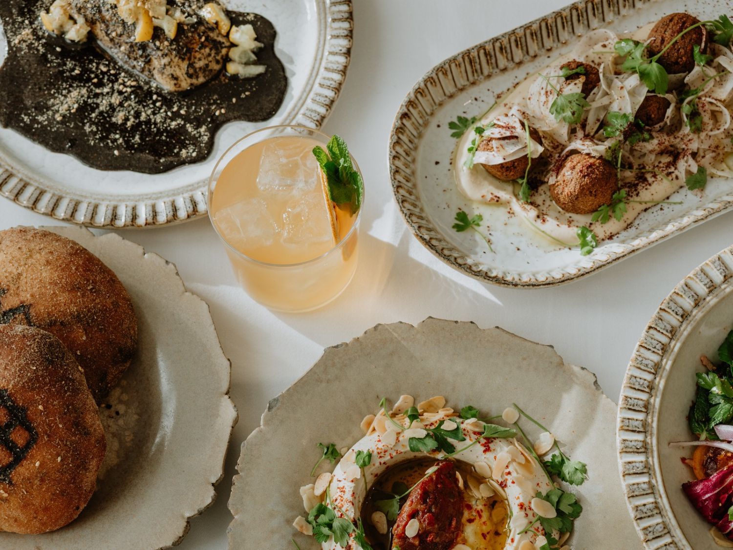 various selections of Iftar dishes