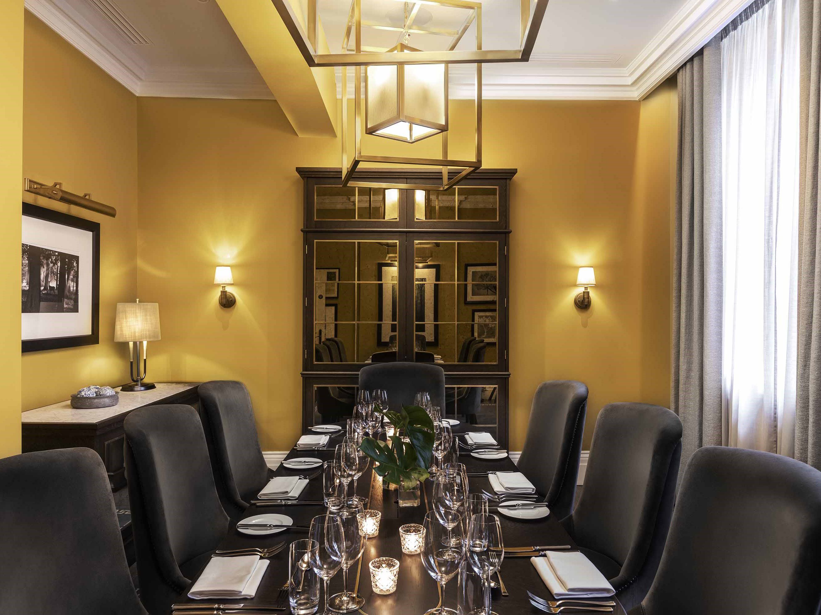 Private dining area