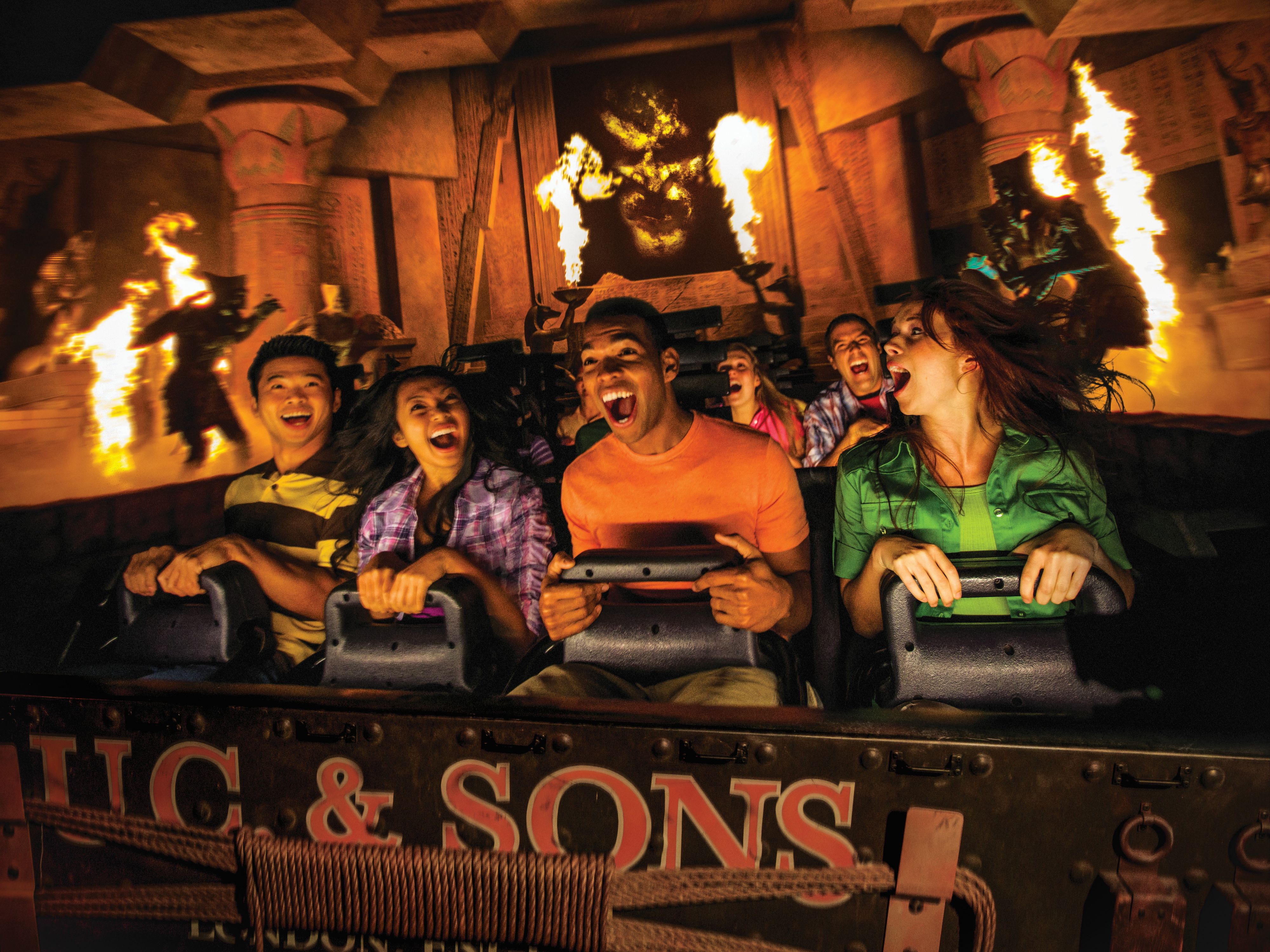 Guests enjoying the Mummy Ride