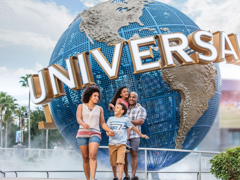 Parking, guest drop off, and the Universal Orlando transportation hub