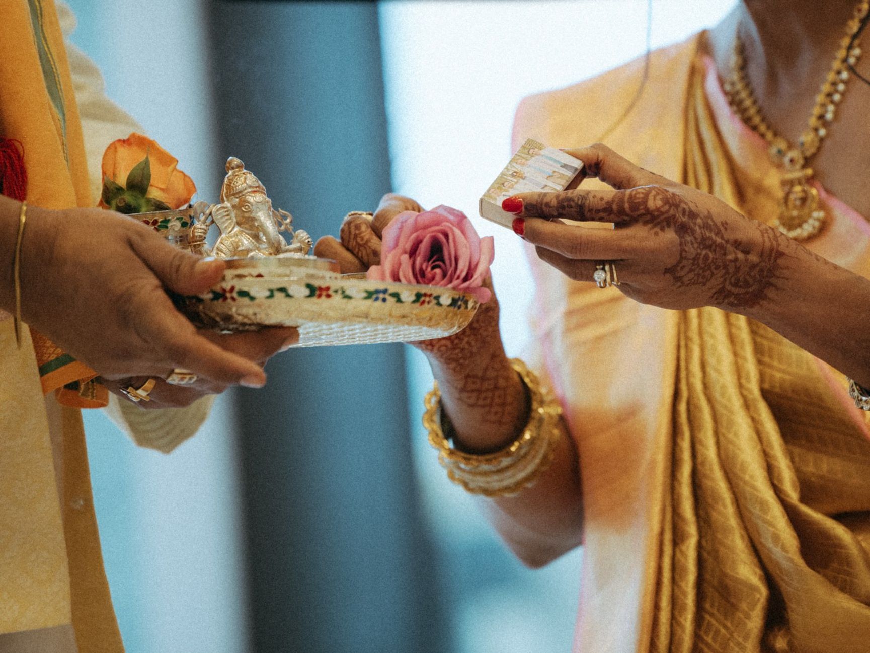 East Asian wedding.