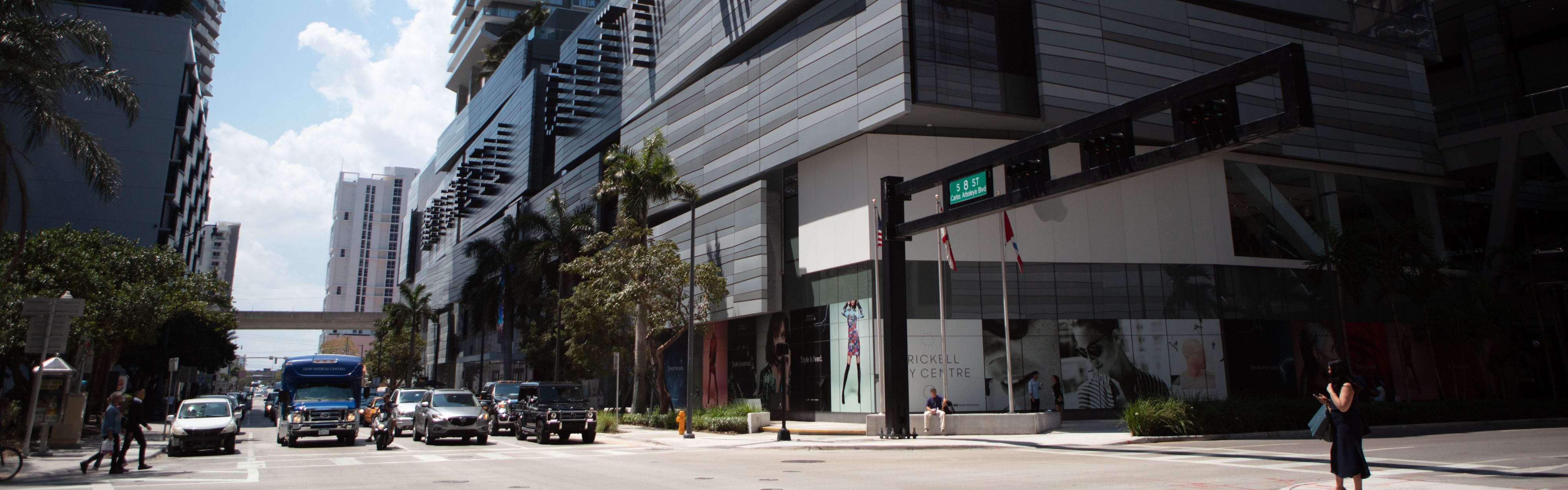 Miami shopping district.