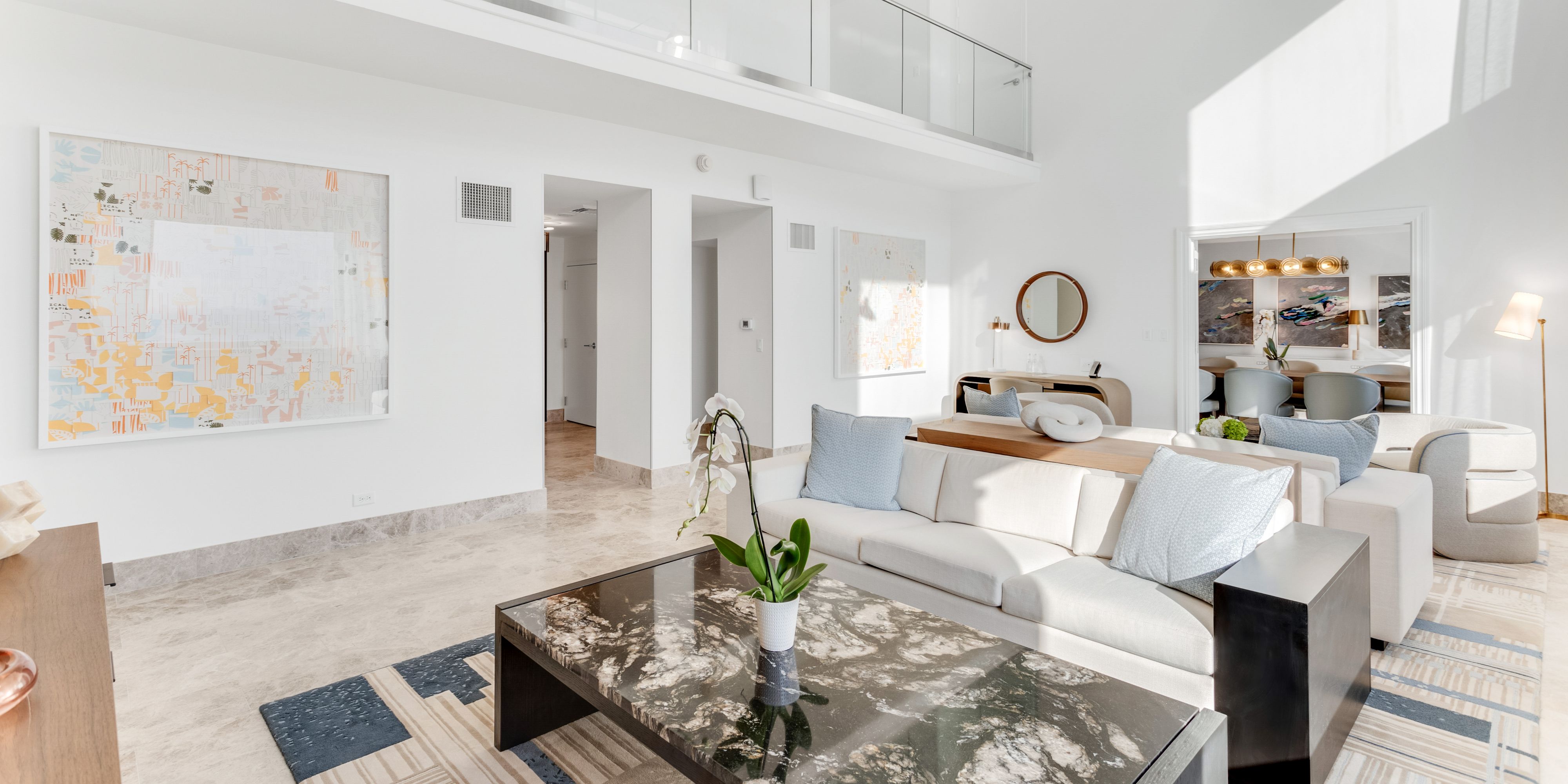 Living Area of the Presidential and Royal Suites.