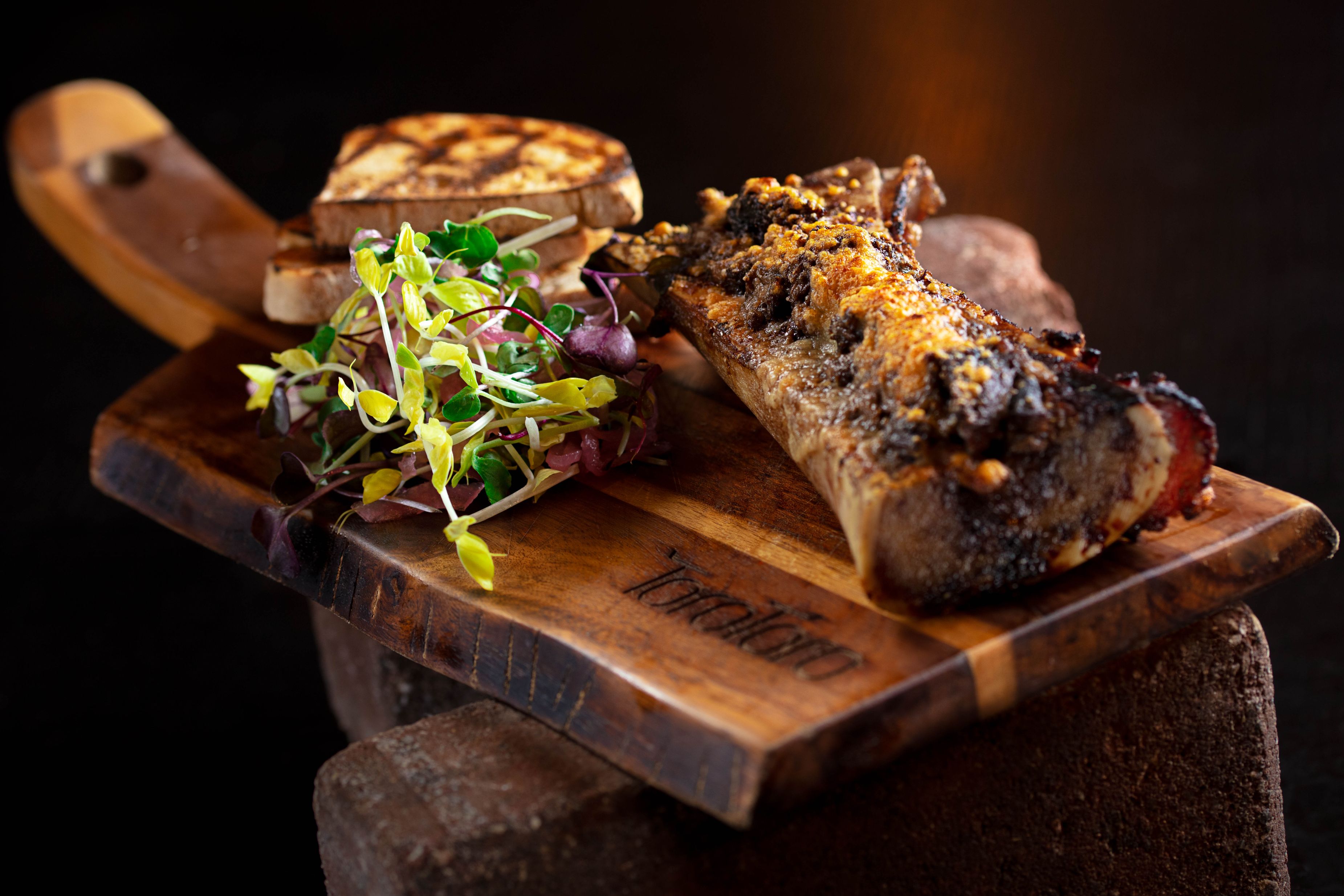 Bone marrow dish at Toro Toro.