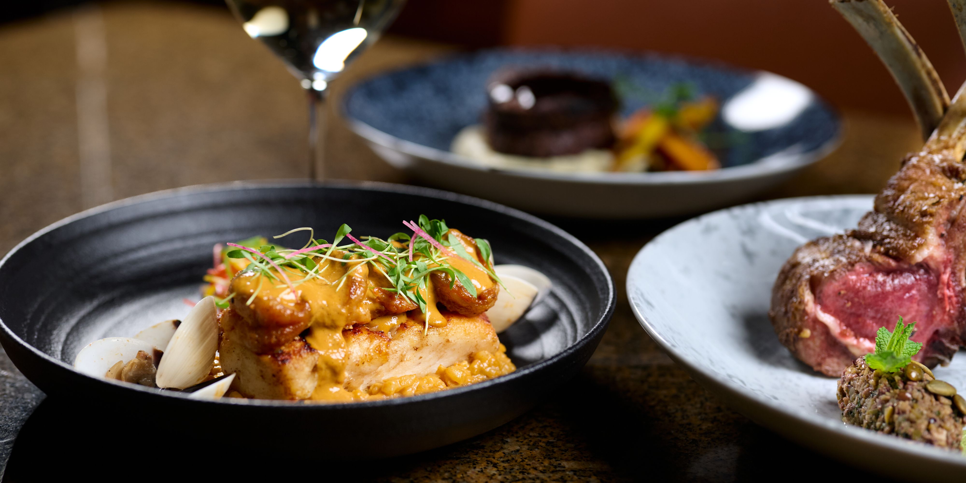 Food dishes from Toro Toro.